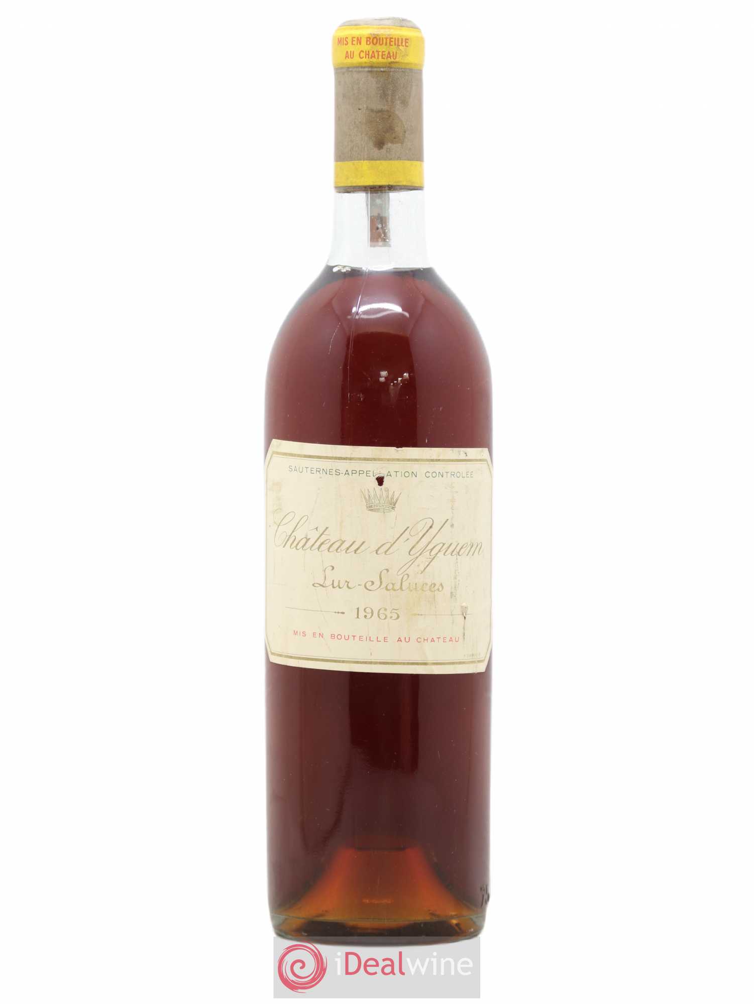 Château d' Yquem 1er Cru Classé Supérieur 1965 - Lotto di 1 bottiglia - 0