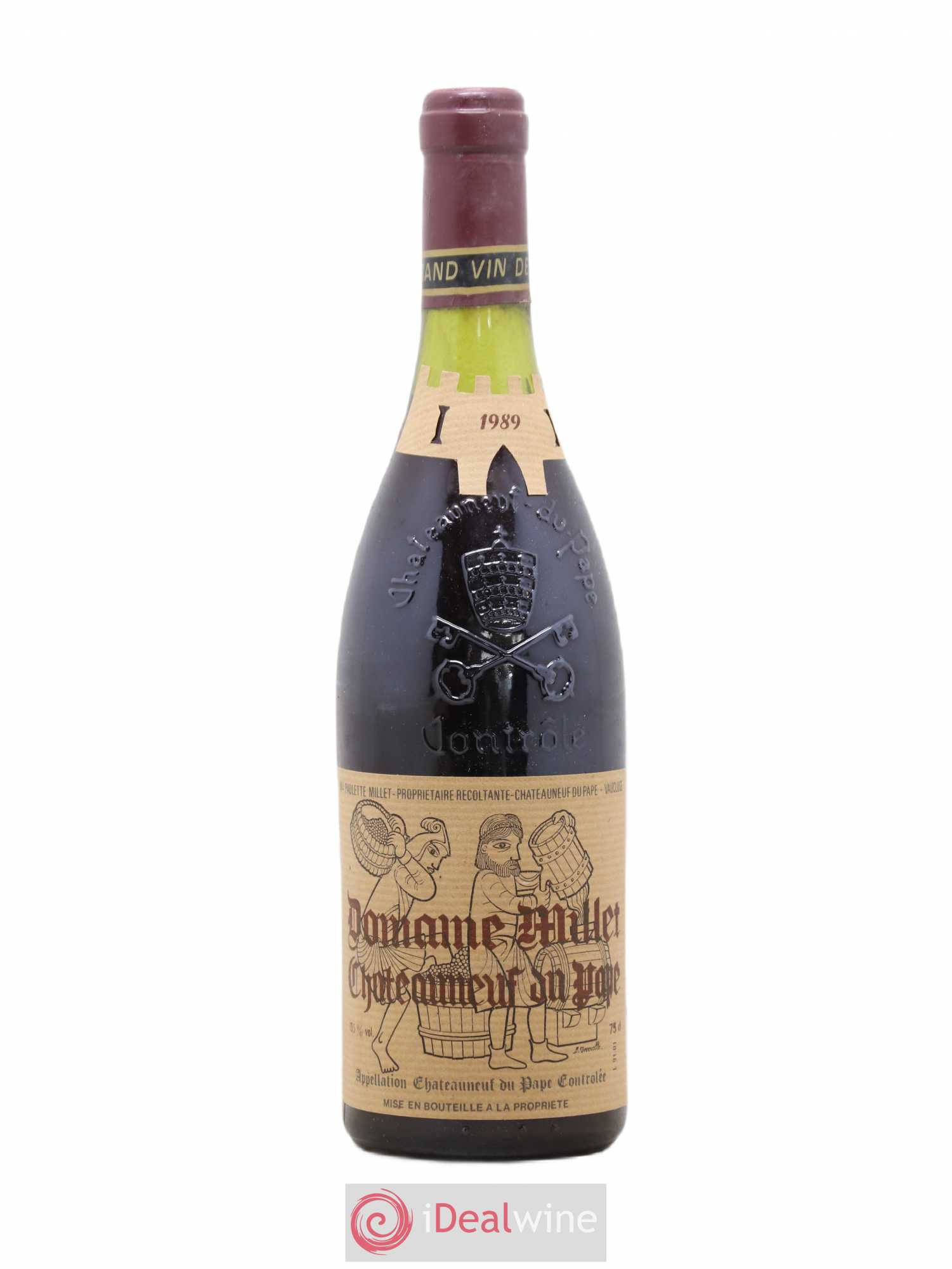Châteauneuf-du-Pape Domaine Millet 1989 - Lot de 1 bouteille - 0