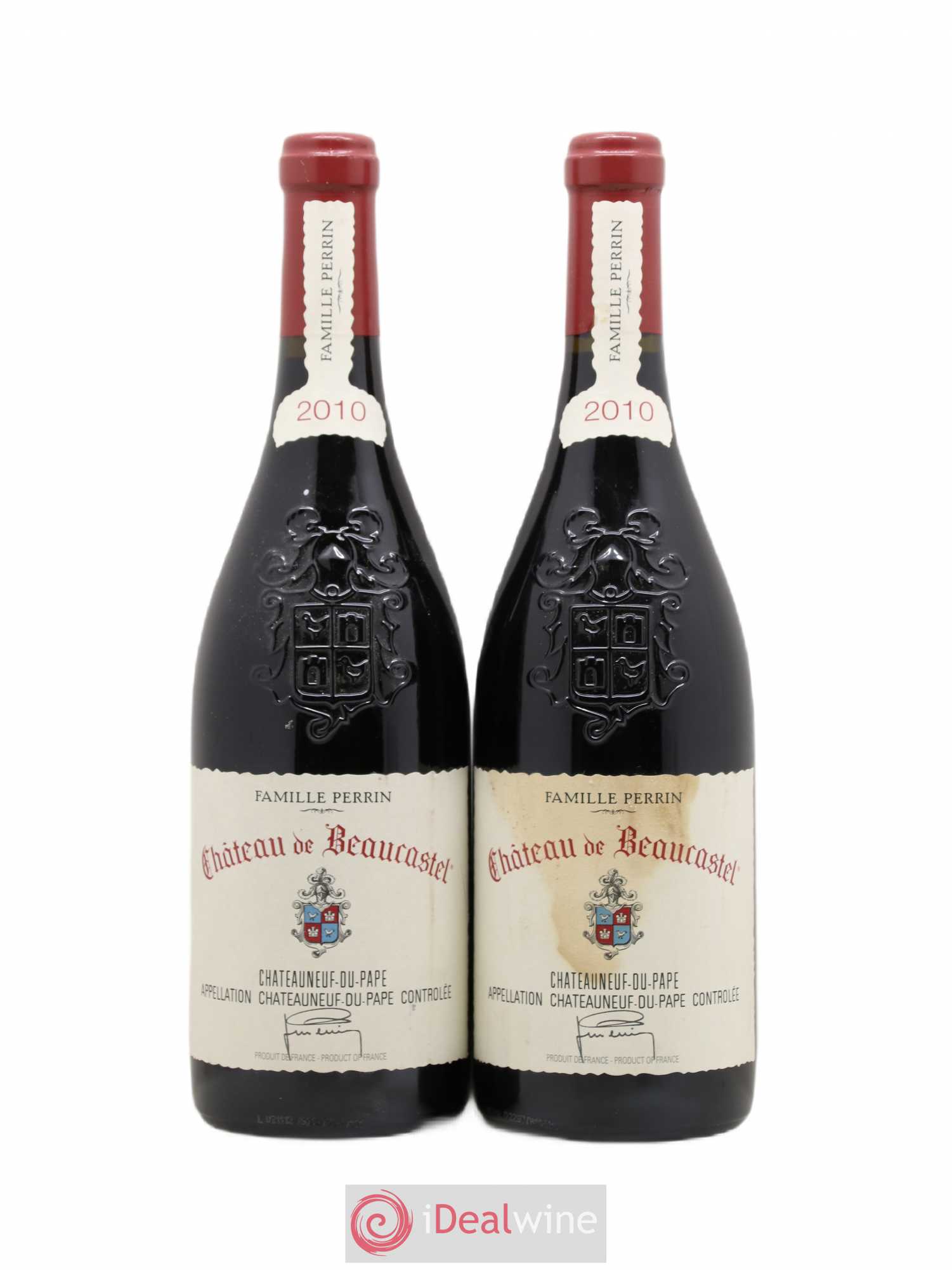 Châteauneuf-du-Pape Château de Beaucastel Famille Perrin 2010 - Lot de 2 bouteilles - 0