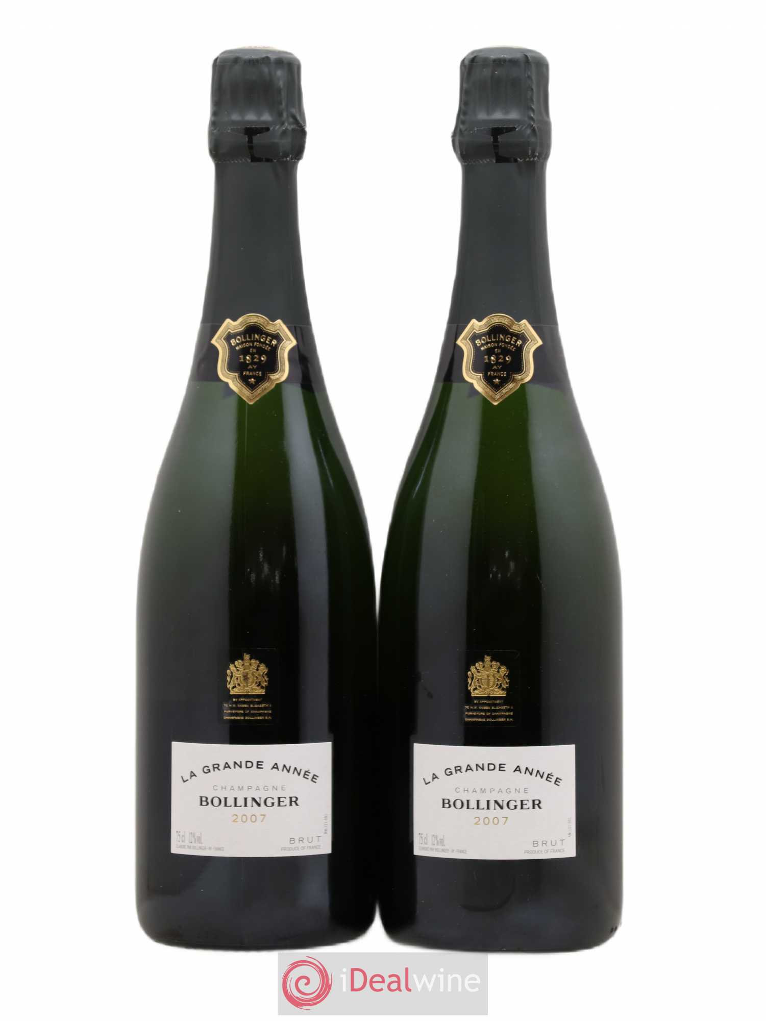 La Grande Année Brut Bollinger Brut 2007 - Lot de 2 bouteilles - 0