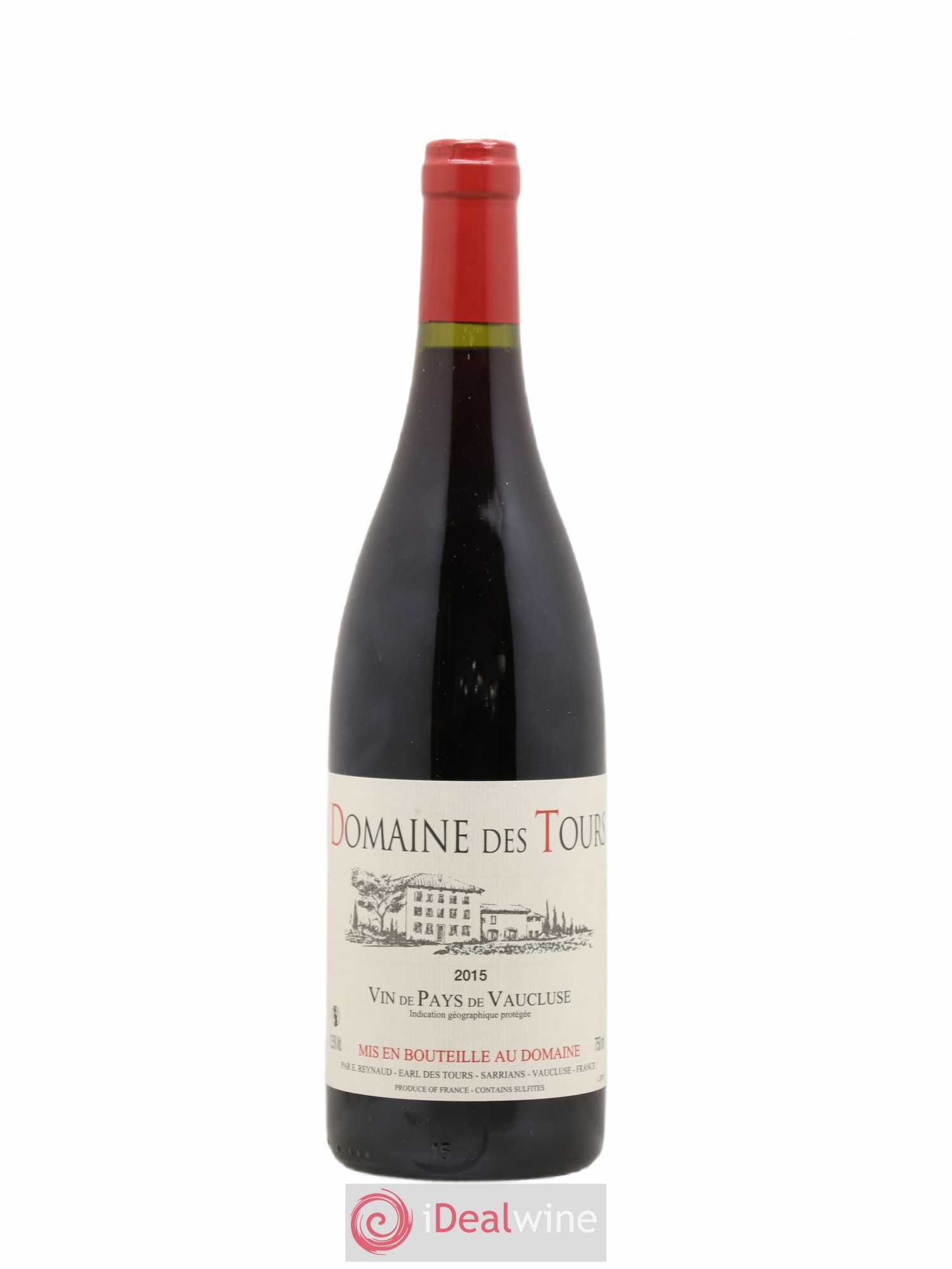 Vaucluse (Vin de Pays de Vaucluse) Domaine des Tours Emmanuel Reynaud 2015 - Lot de 1 bouteille - 0