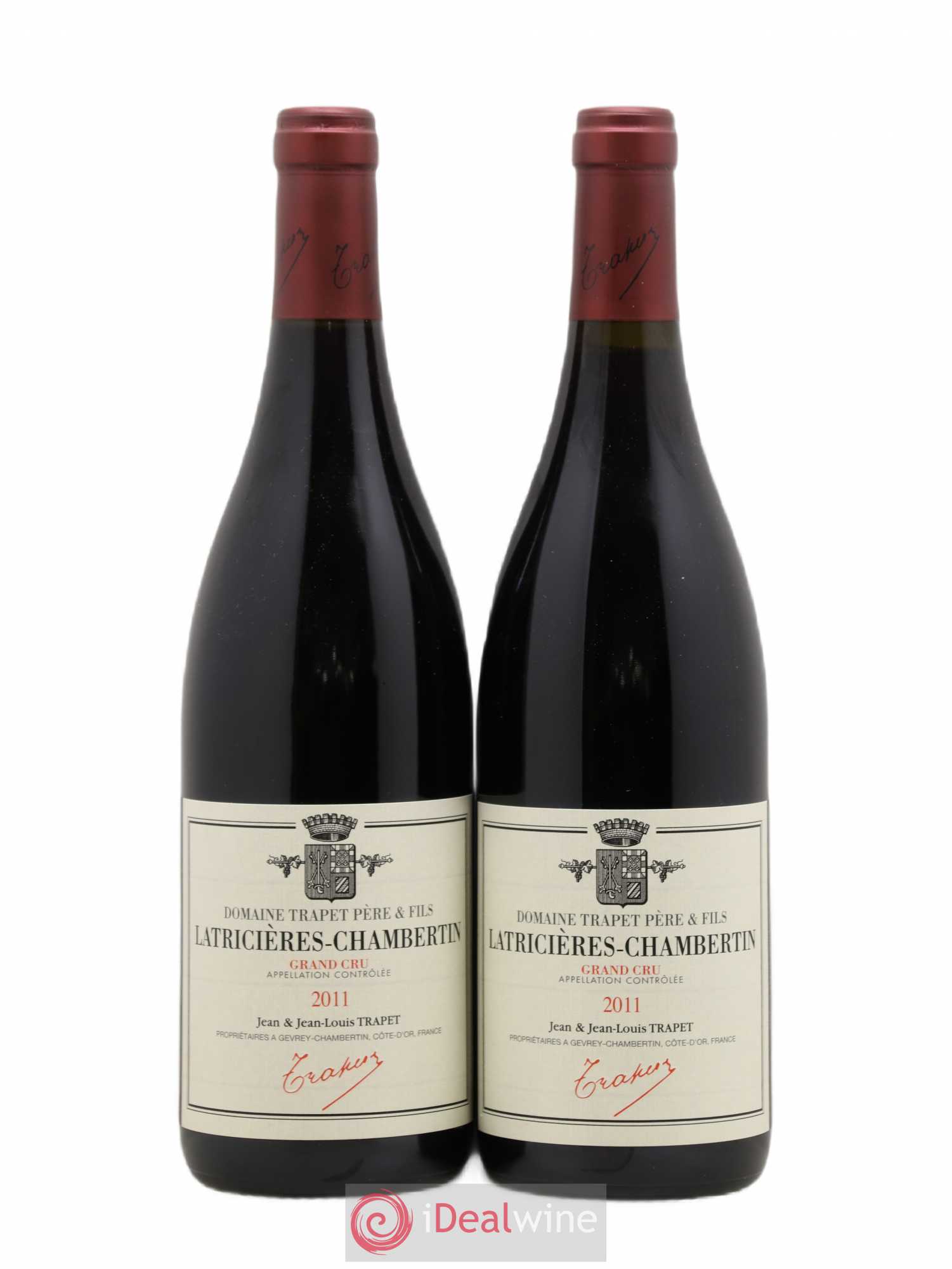 Latricières-Chambertin Grand Cru Domaine Trapet 2011 - Lot de 2 bouteilles - 0