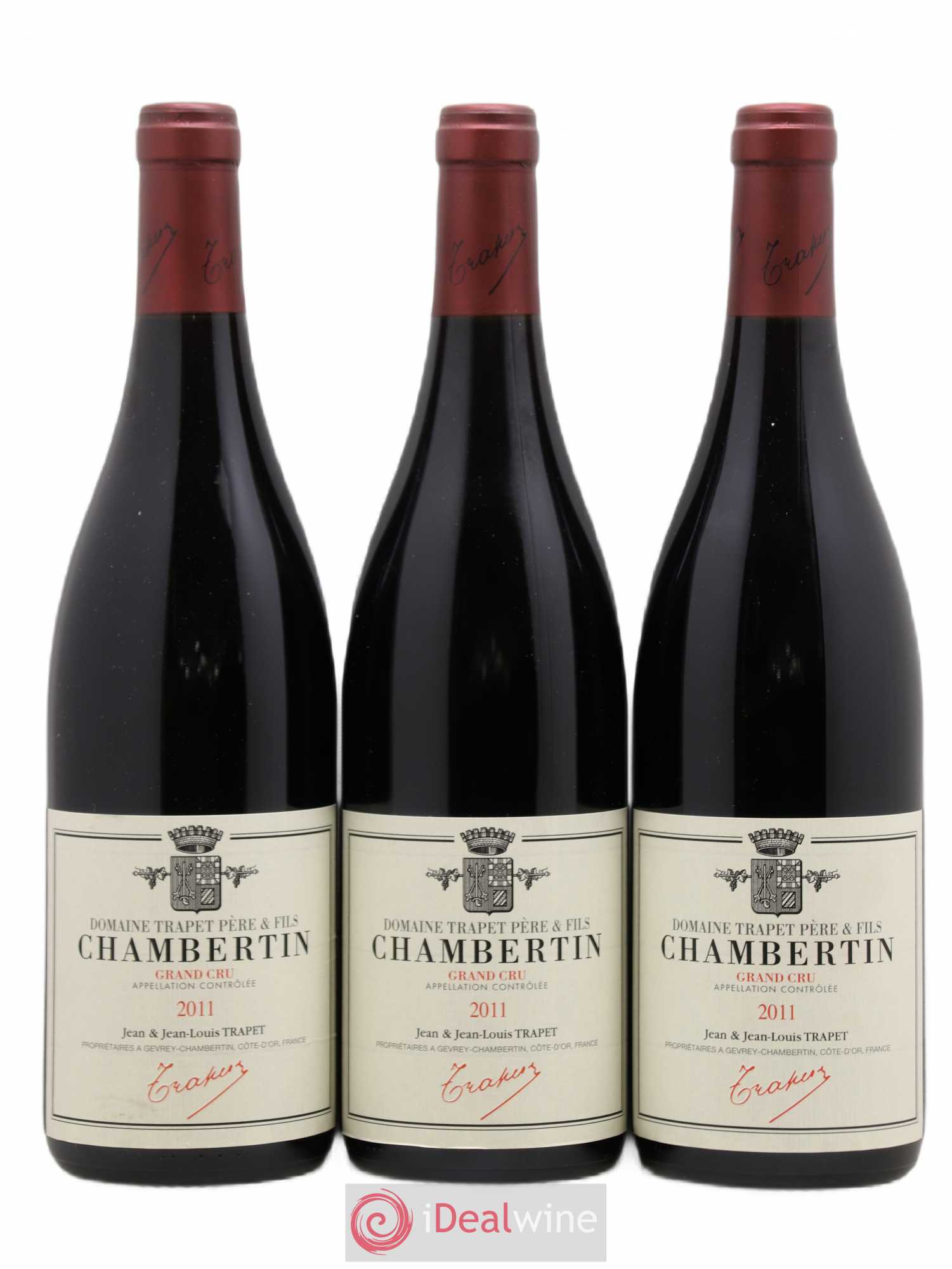 Chambertin Grand Cru Domaine Trapet 2011 - Lot de 3 bouteilles - 0