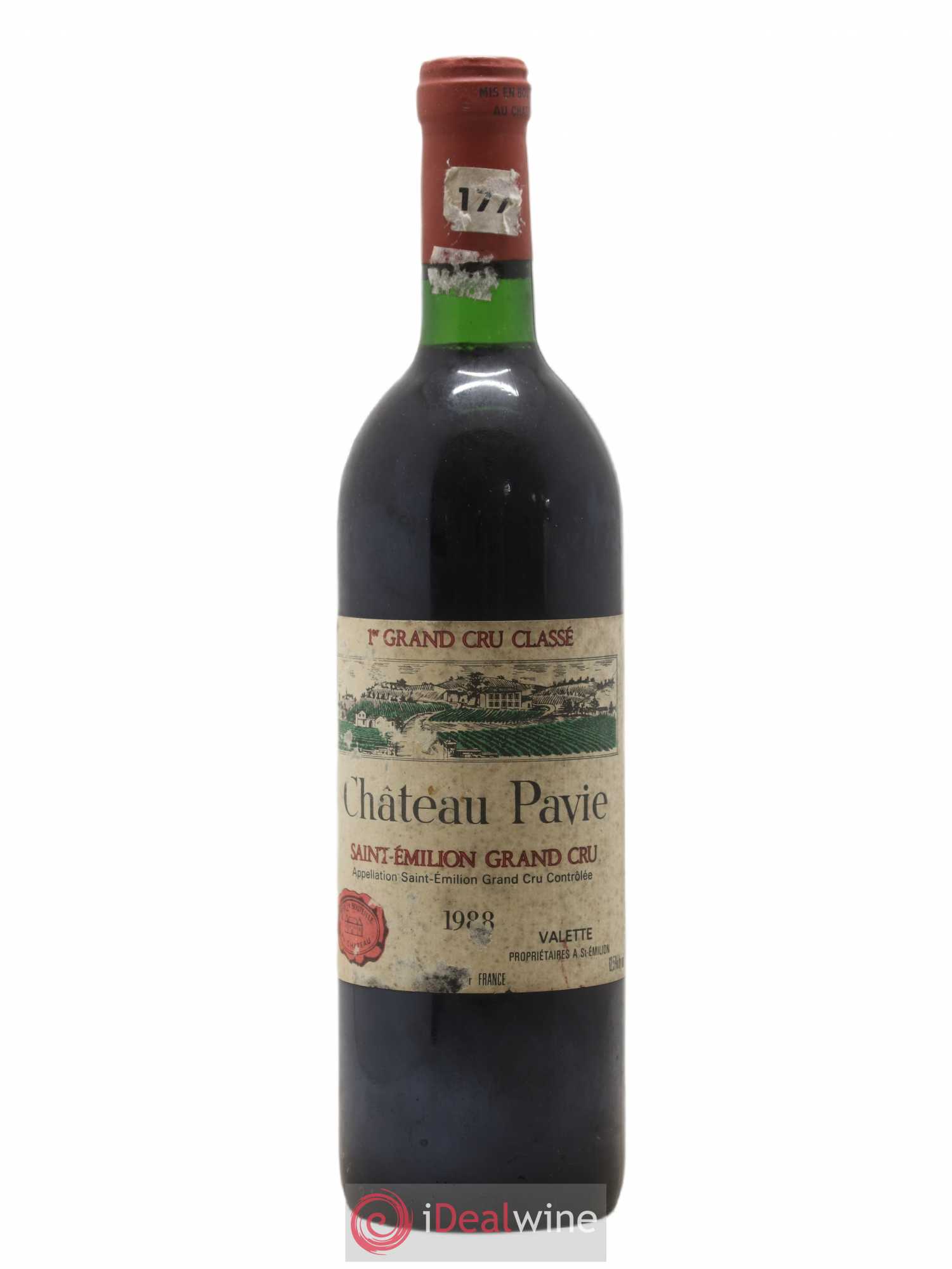 Château Pavie 1er Grand Cru Classé A 1988 - Lot de 1 bouteille - 0