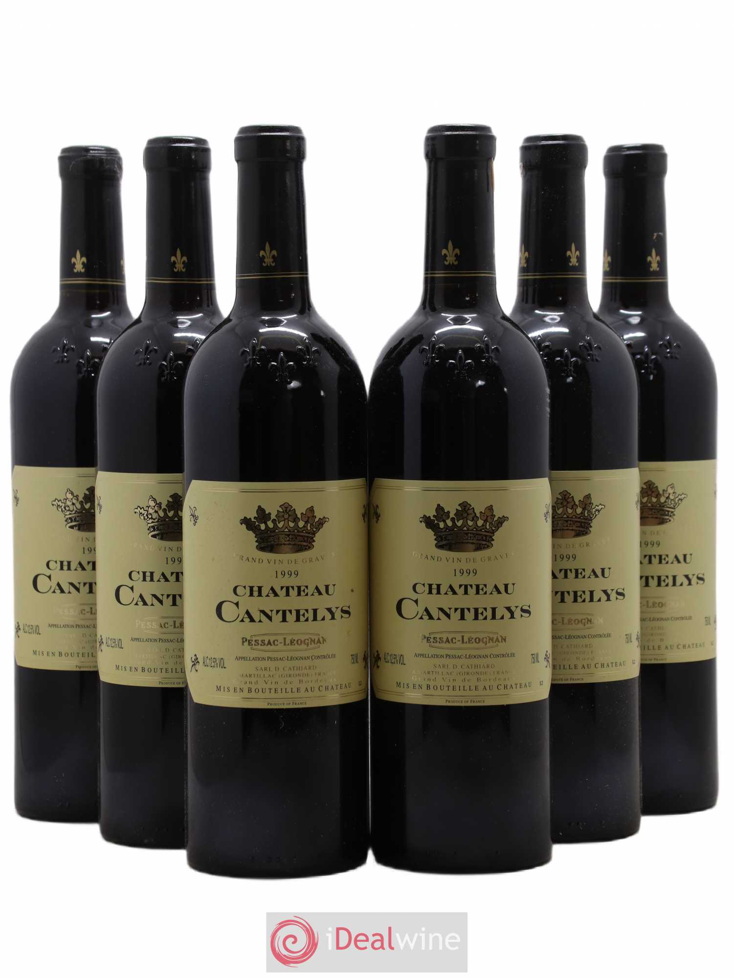 Château Cantelys 1999 - Lot de 6 bouteilles - 0