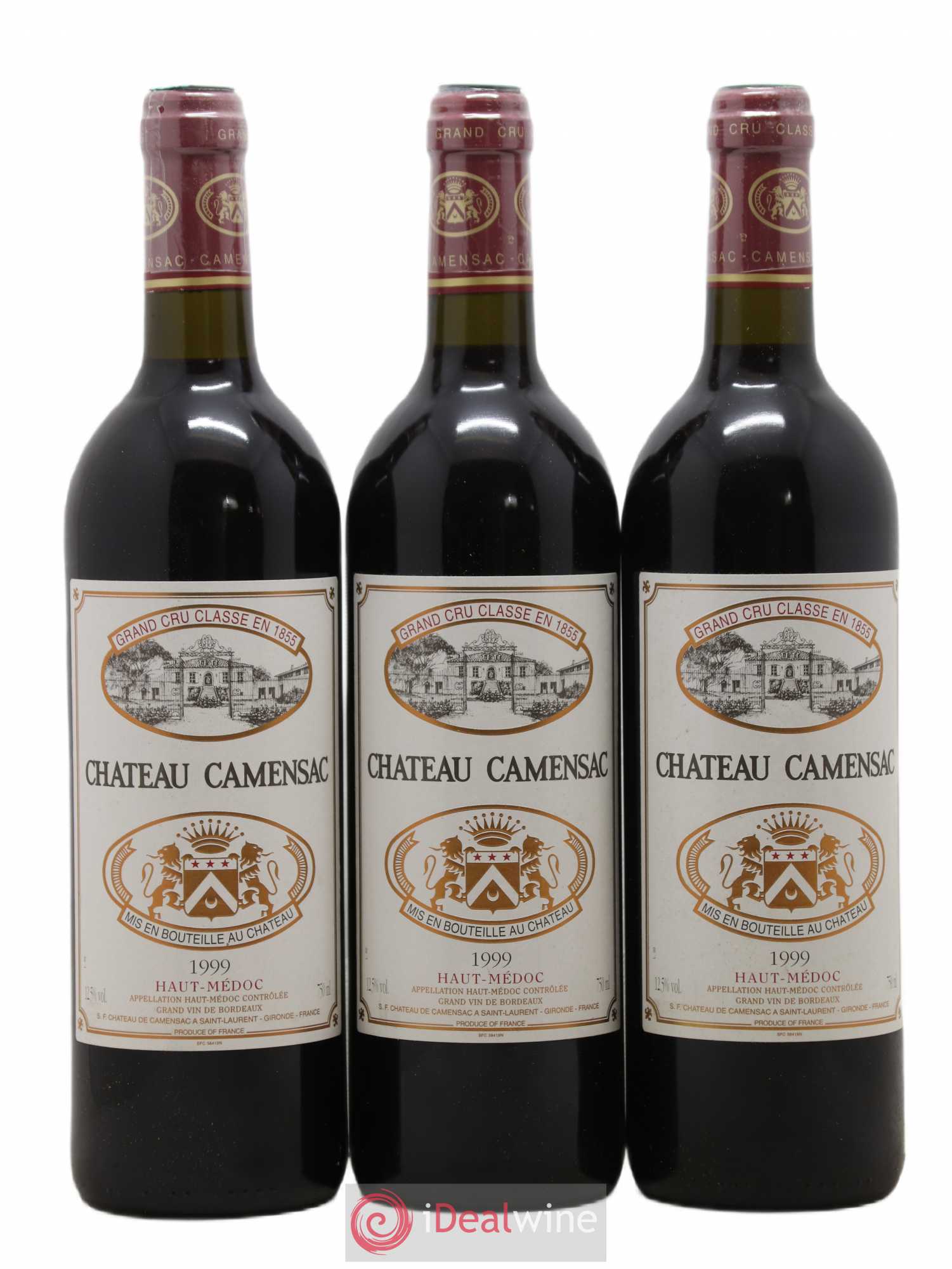 Château Camensac 5ème Grand Cru Classé 1999 - Lot de 12 bouteilles - 2