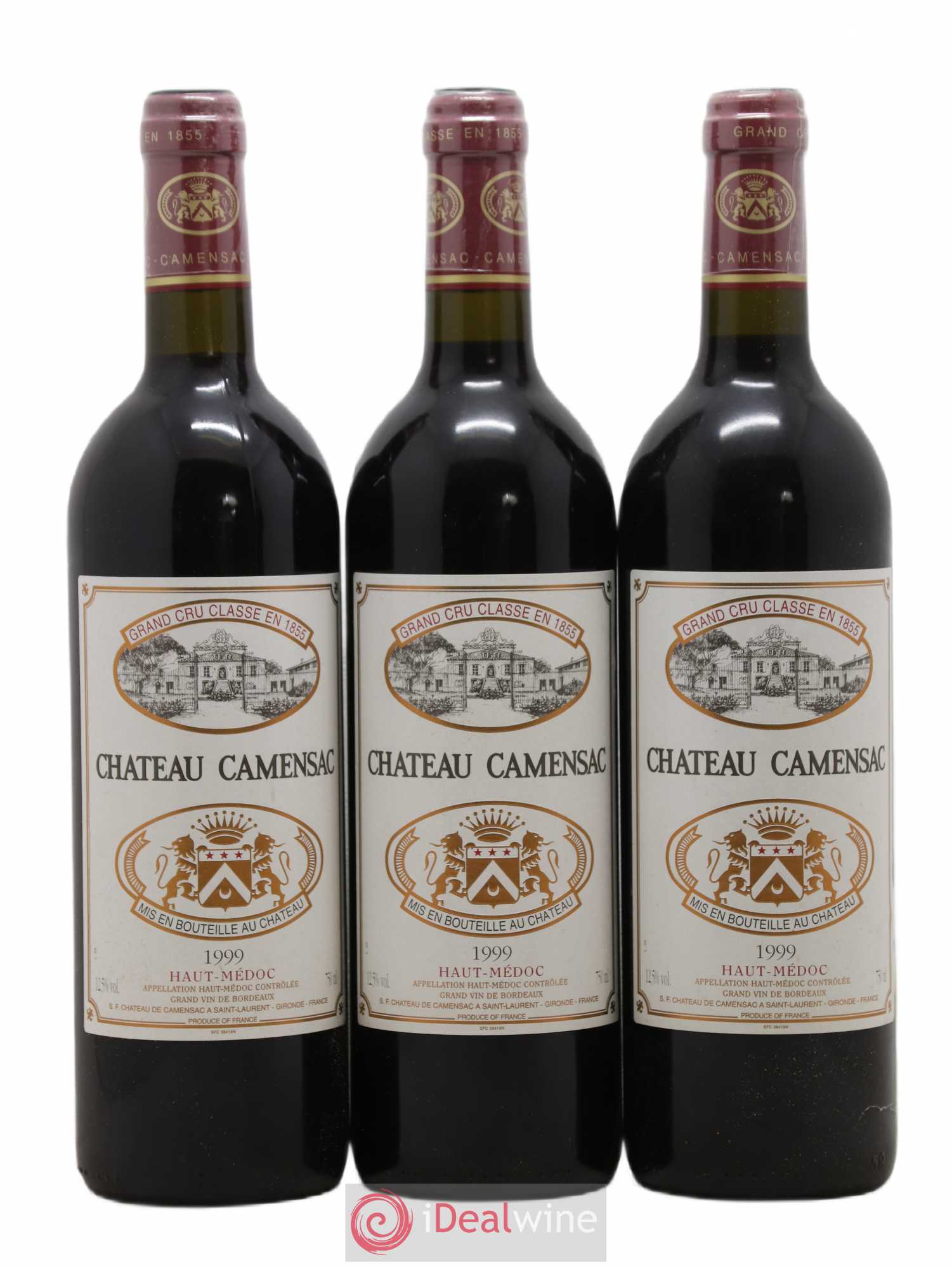 Château Camensac 5ème Grand Cru Classé 1999 - Lot de 12 bouteilles - 3