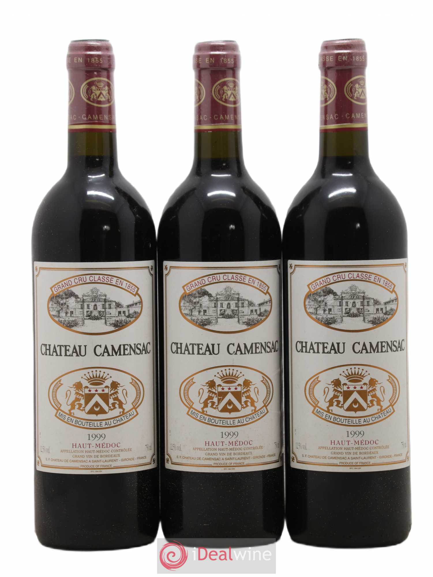 Château Camensac 5ème Grand Cru Classé 1999 - Lot de 12 bouteilles - 4
