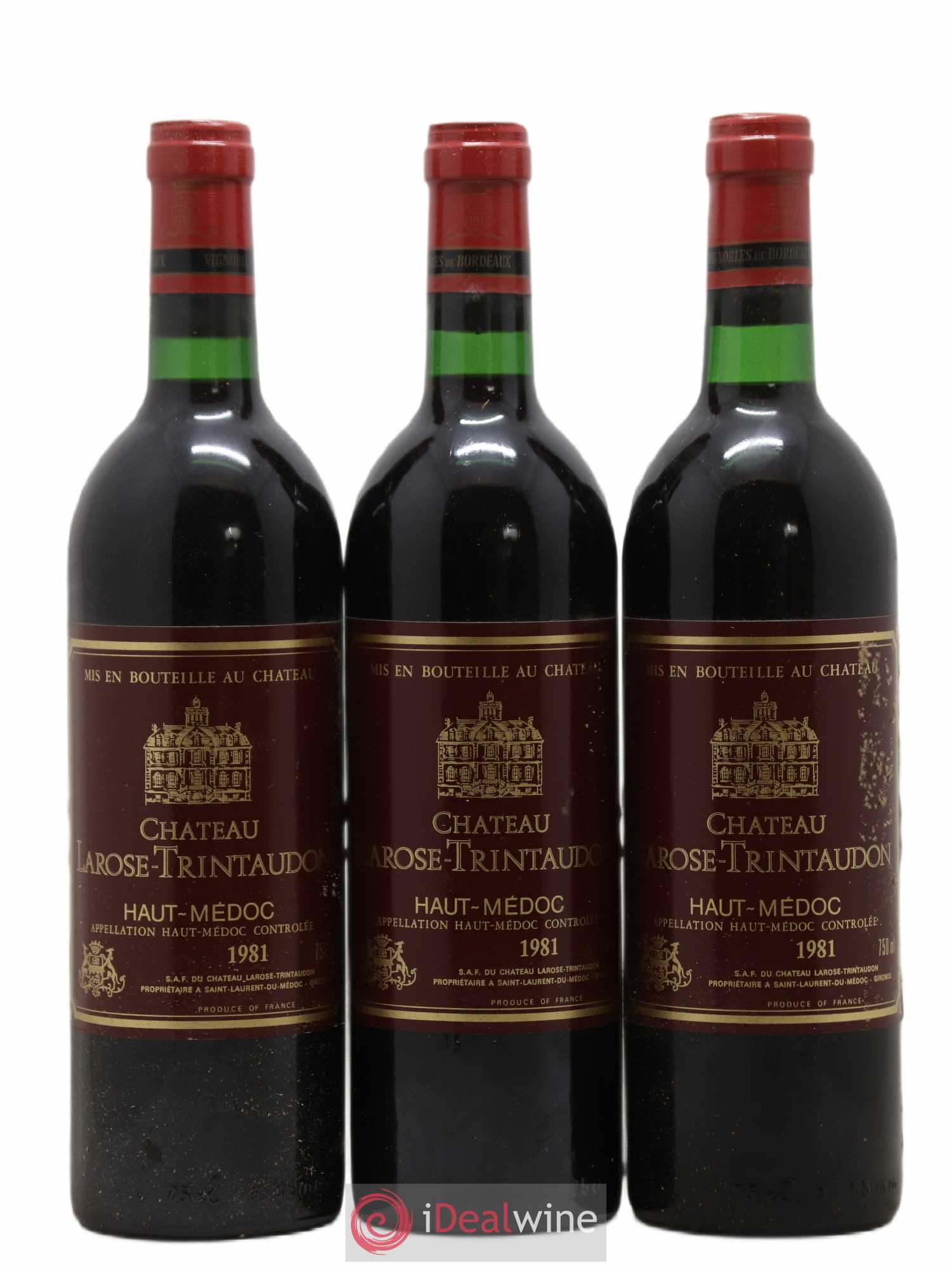 Château Larose Trintaudon Cru Bourgeois 1981 - Lot de 12 bouteilles - 3