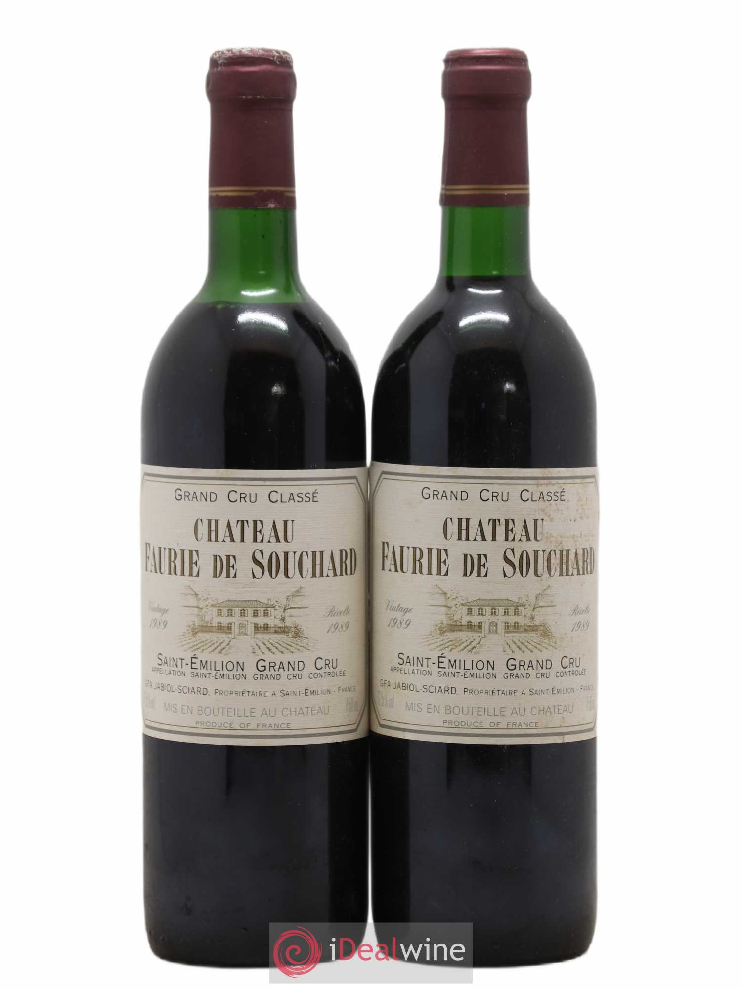 Château Faurie de Souchard Grand Cru Classé 1989 - Lot de 11 bouteilles - 4