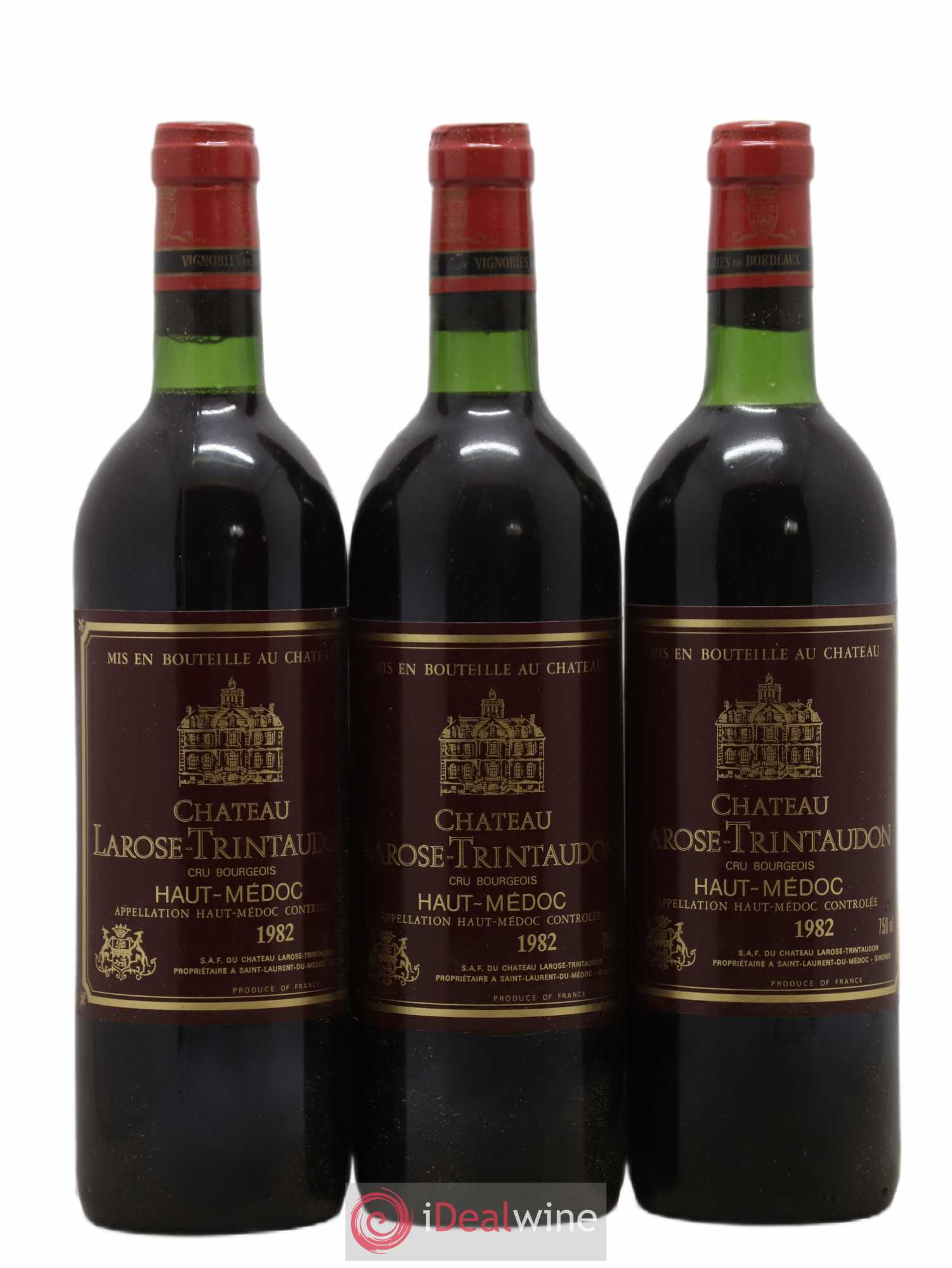 Château Larose Trintaudon Cru Bourgeois 1982 - Lot de 11 bouteilles - 1