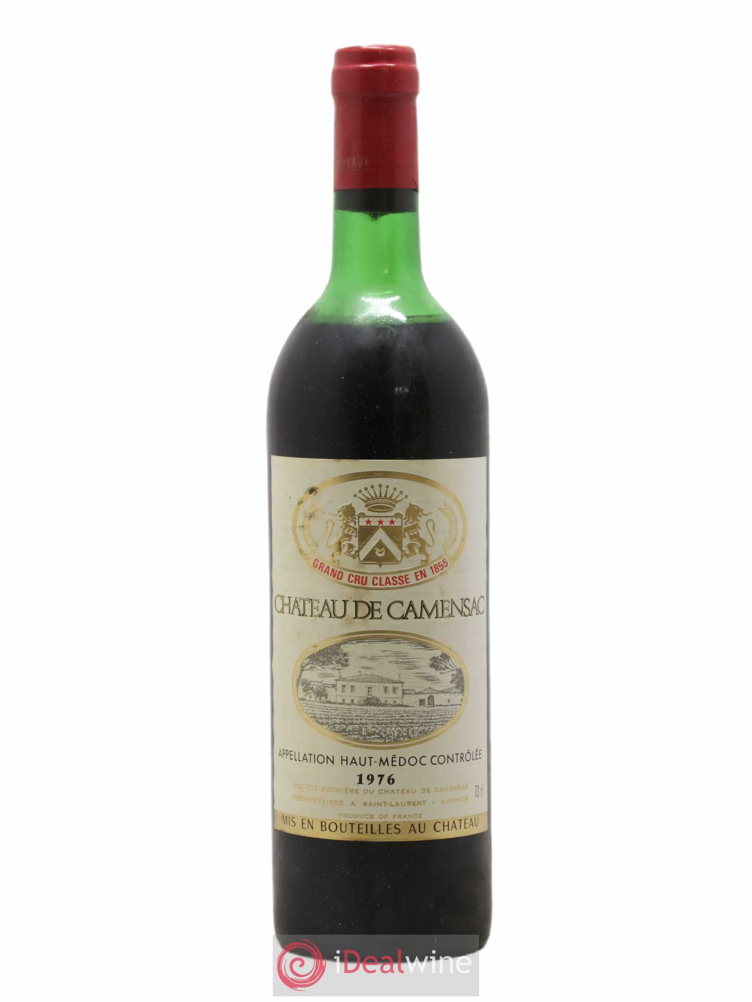 Château Camensac 5ème Grand Cru Classé 1976 - Lot de 1 bouteille - 0