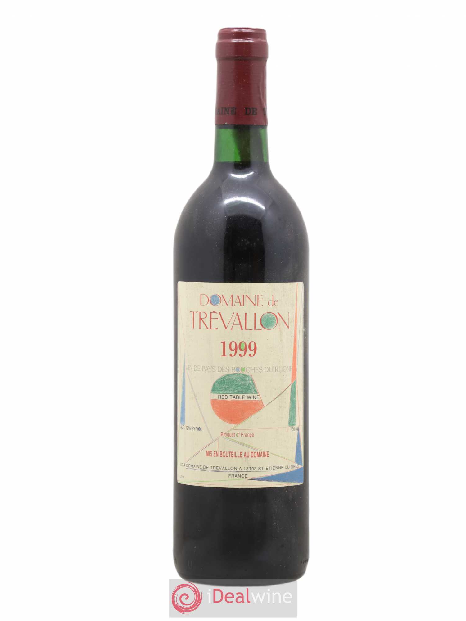 VDP Bouches du Rhône Trévallon (Domaine de) Eloi Dürrbach 1999 - Lot de 1 bouteille - 0