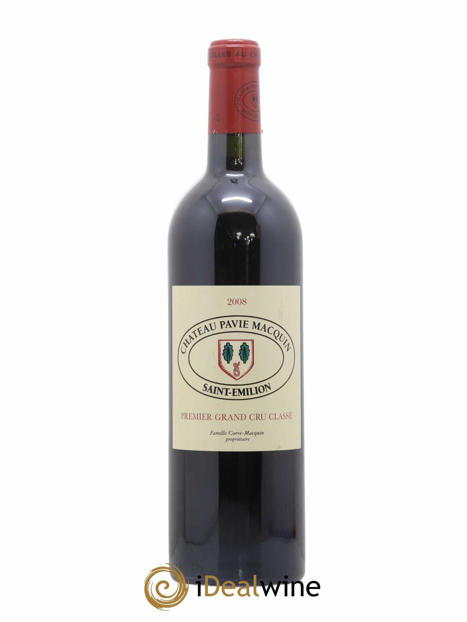 Château Pavie Macquin 1er Grand Cru Classé B 2008 - Lot de 1 bouteille - 0