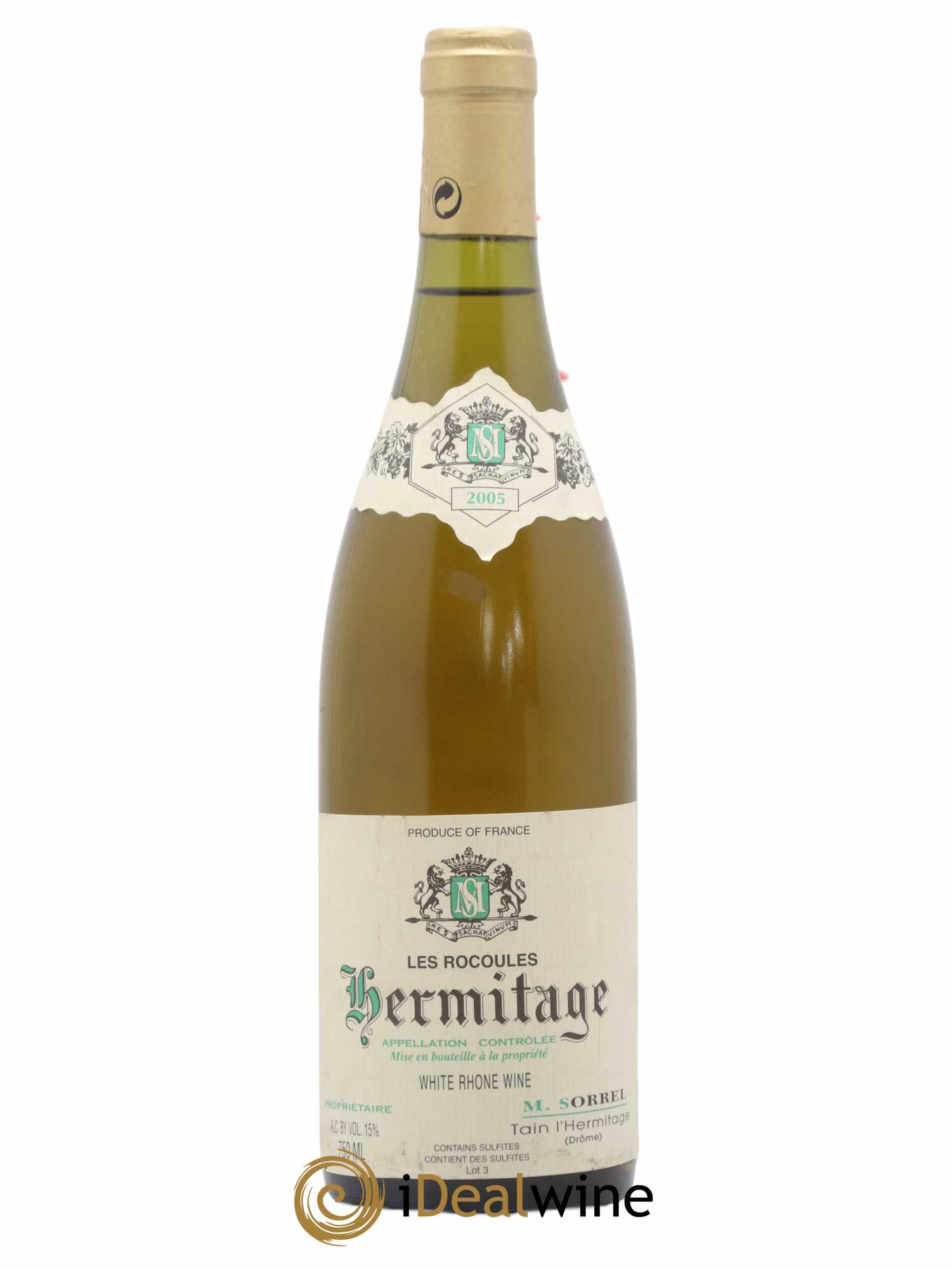 Hermitage Les Rocoules Marc Sorrel 2005 - Lot de 1 bouteille - 0