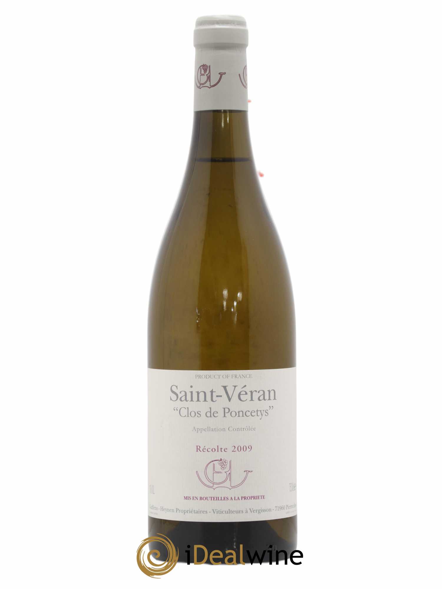 Saint-Véran Clos de Poncetys Guffens-Heynen 2009 - Lot de 1 bouteille - 0