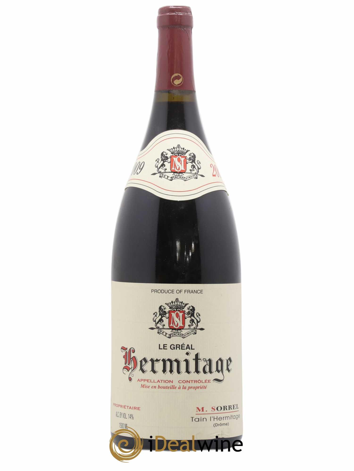 Hermitage Le Gréal Marc Sorrel 2009 - Lot de 1 magnum - 0