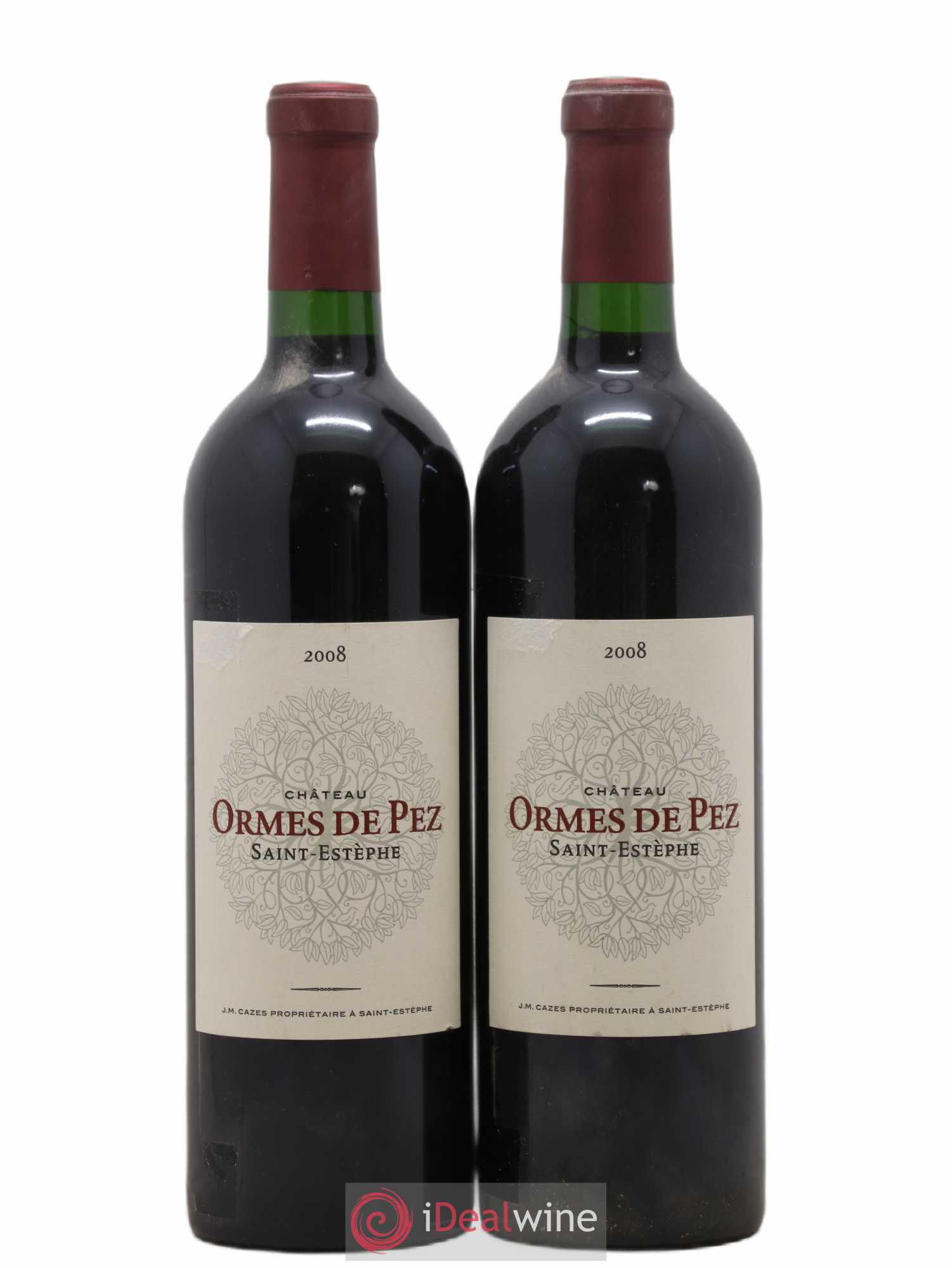 Château les Ormes de Pez 2008 - Lot de 2 bouteilles - 0