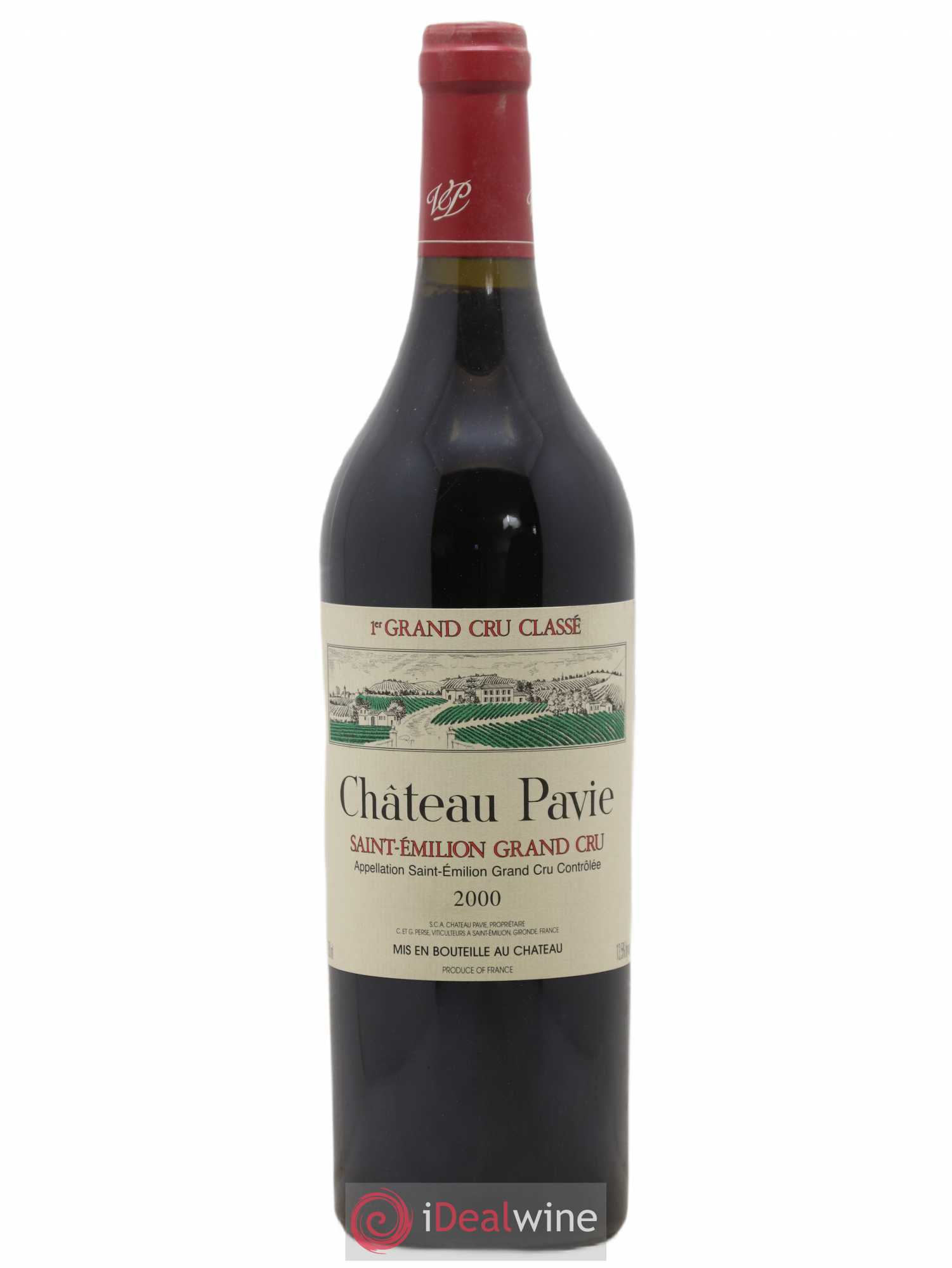 Château Pavie 1er Grand Cru Classé A 2000 - Lot de 1 bouteille - 0