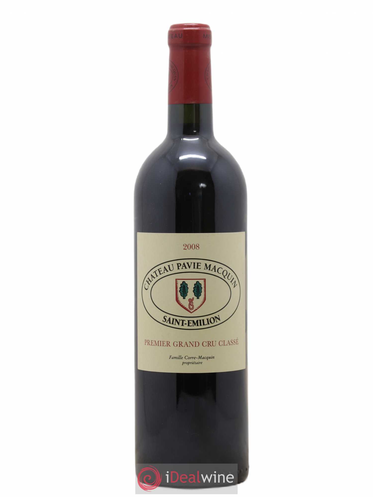 Château Pavie Macquin 1er Grand Cru Classé B 2008 - Lot de 1 bouteille - 0