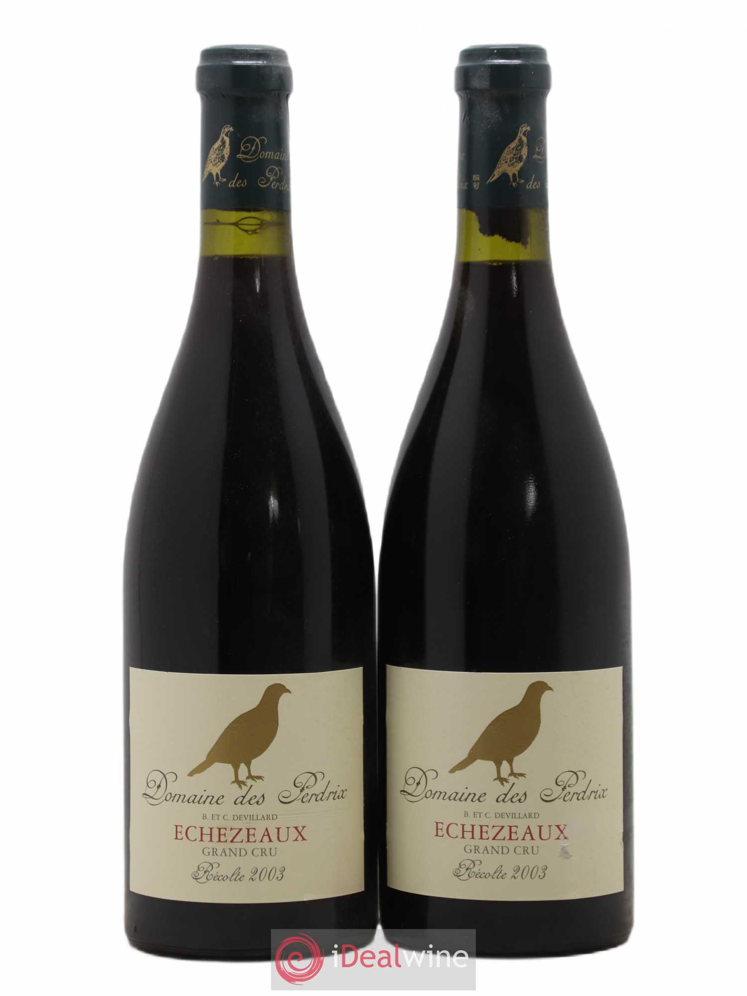 Echezeaux Grand Cru Perdrix (Domaine des) 2003 - Lot de 2 bouteilles - 0