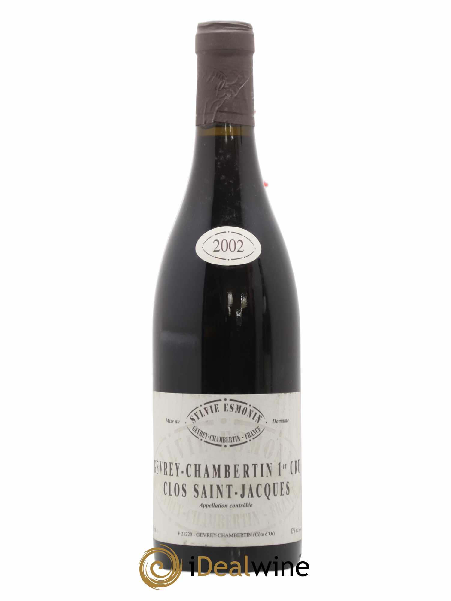 Gevrey-Chambertin 1er Cru Clos Saint Jacques Sylvie Esmonin 2002 - Lot de 1 bouteille - 0