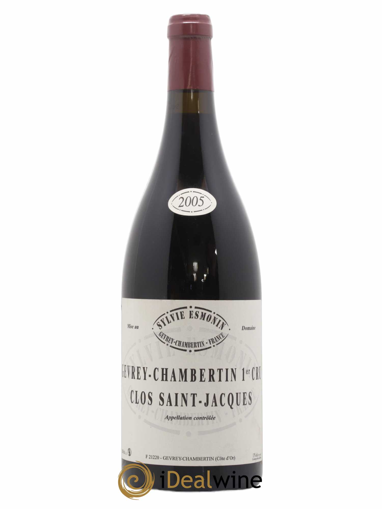Gevrey-Chambertin 1er Cru Clos Saint Jacques Sylvie Esmonin 2005 - Lot de 1 magnum - 0