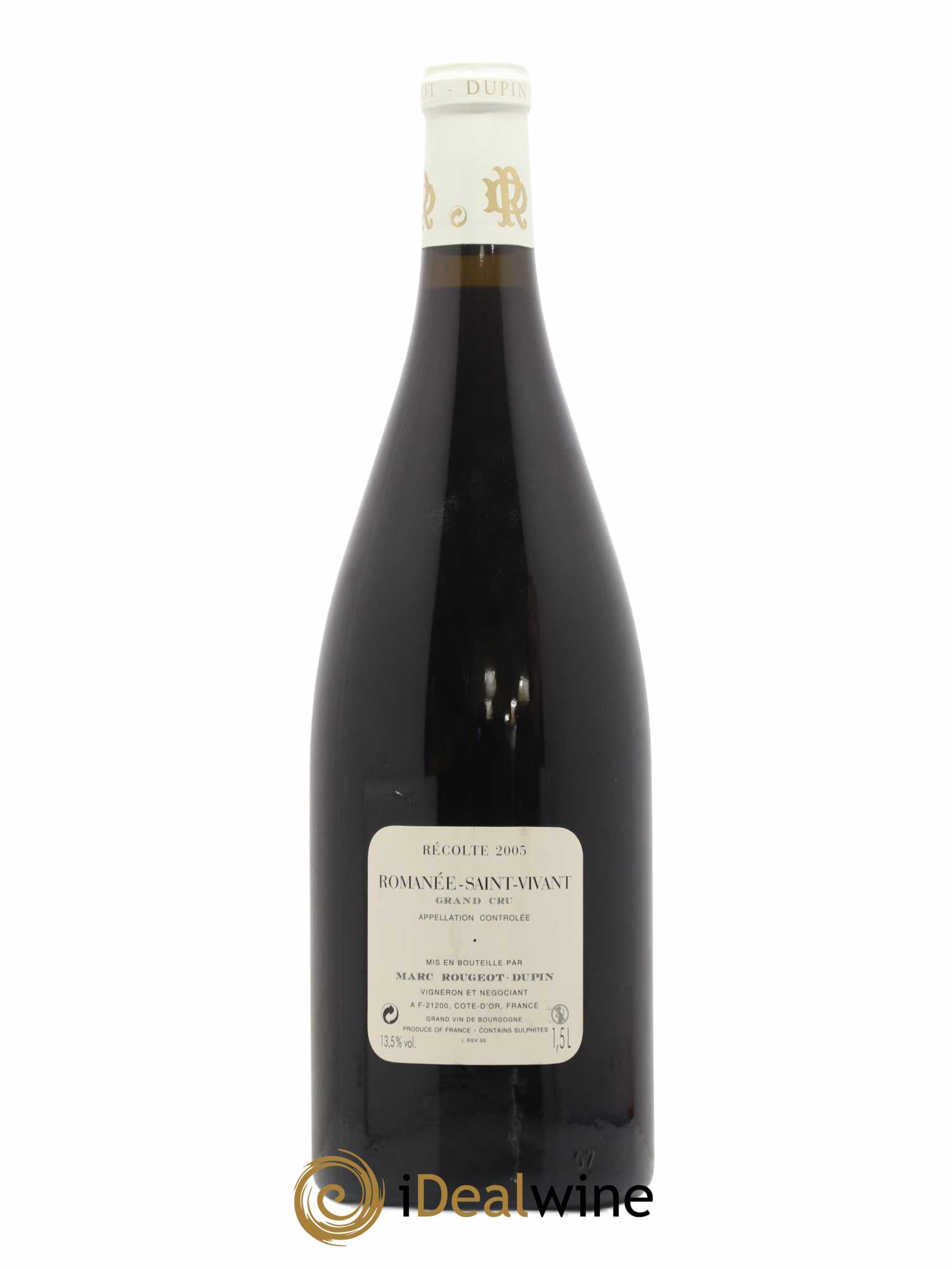 Romanée-Saint-Vivant Grand Cru Marc Rougeot-Dupin 2005 - Lot de 1 magnum - 1