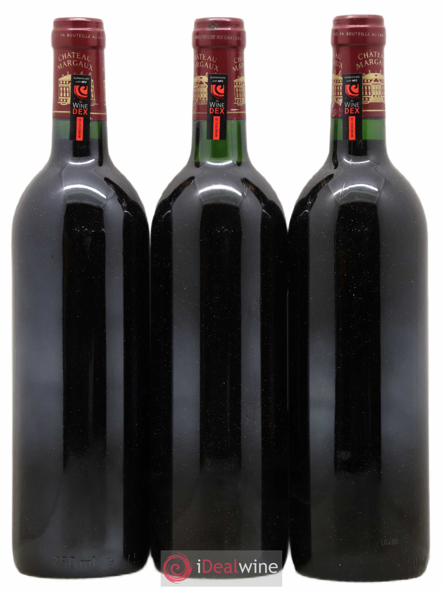 Château Margaux 1er Grand Cru Classé 1990 - Lot de 3 bouteilles - 1