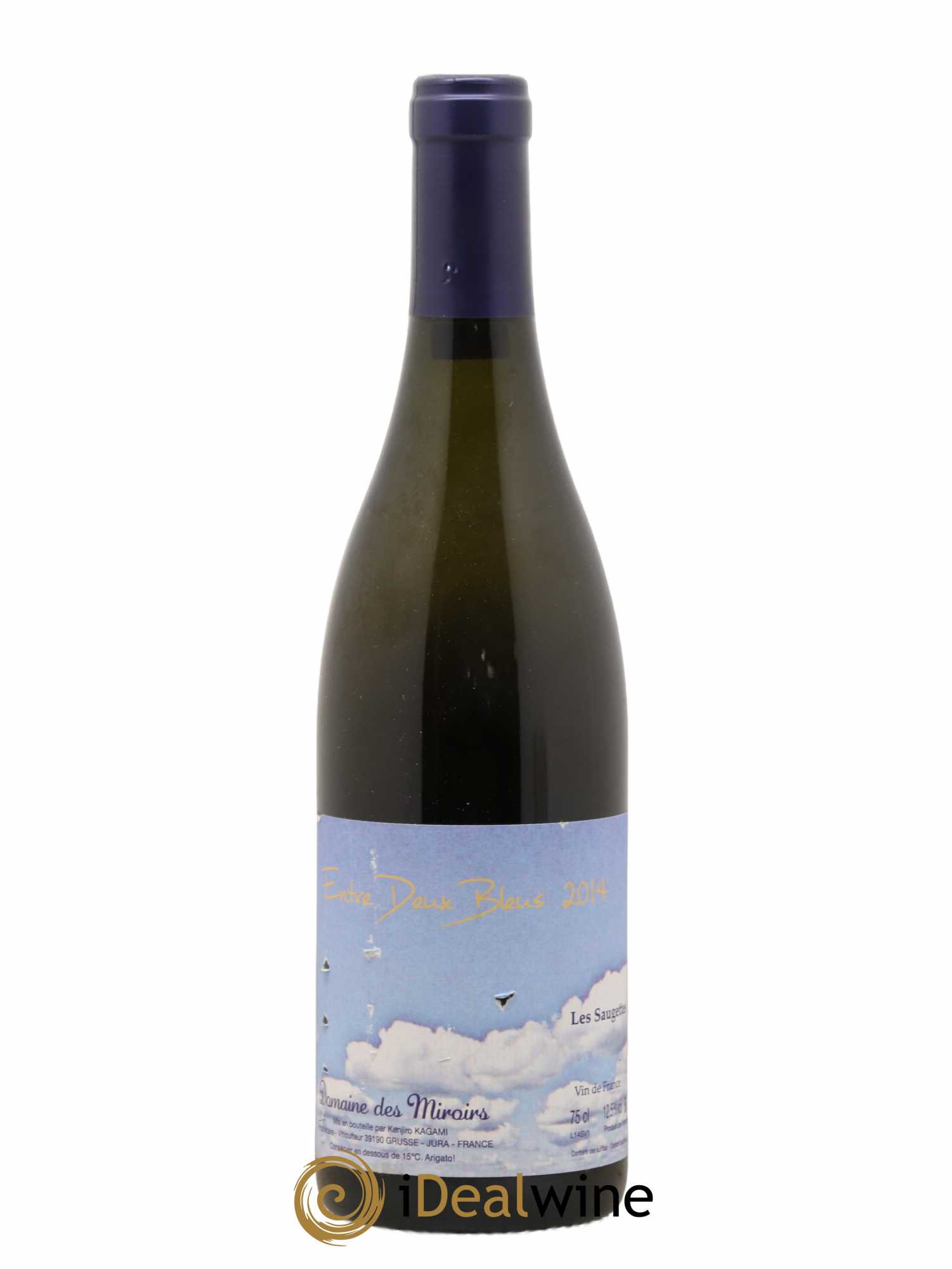 Vin de France Entre Deux Bleus Les saugettes Kenjiro Kagami - Domaine des Miroirs 2014 - Posten von 1 Flasche - 0