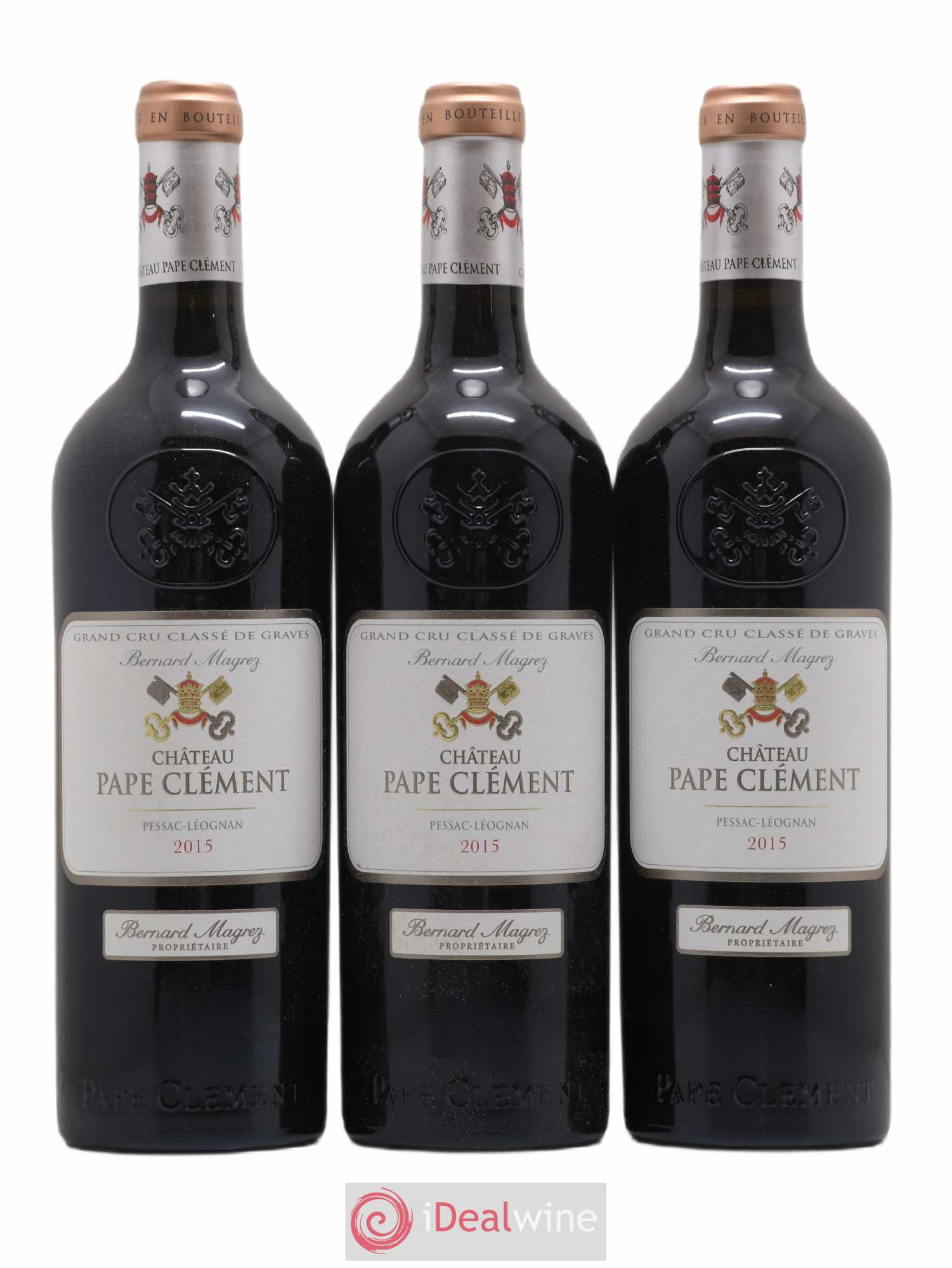 Château Pape Clément Cru Classé de Graves 2015 - Lot de 6 bouteilles - 1