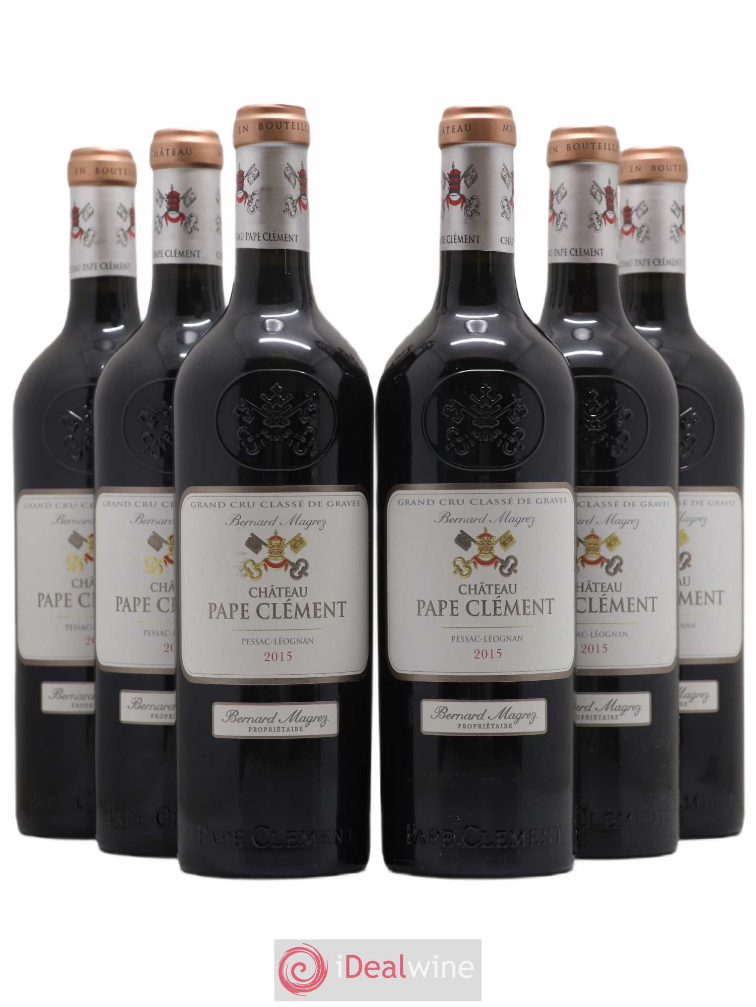 Château Pape Clément Cru Classé de Graves 2015 - Lot de 6 bouteilles - 0