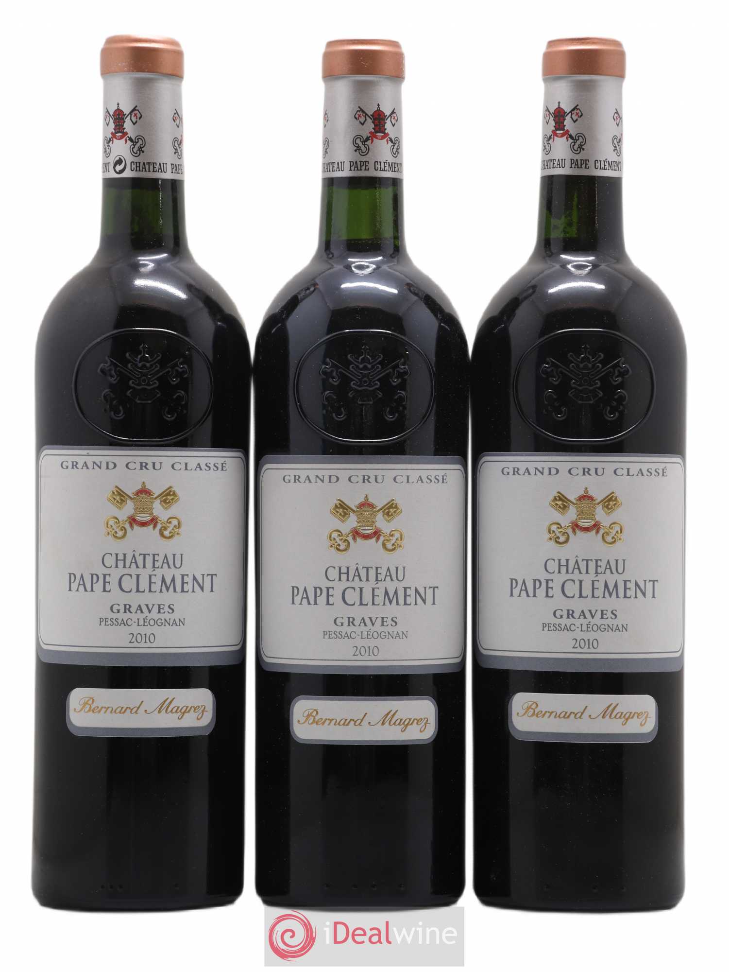Château Pape Clément Cru Classé de Graves 2010 - Lot de 3 bouteilles - 0