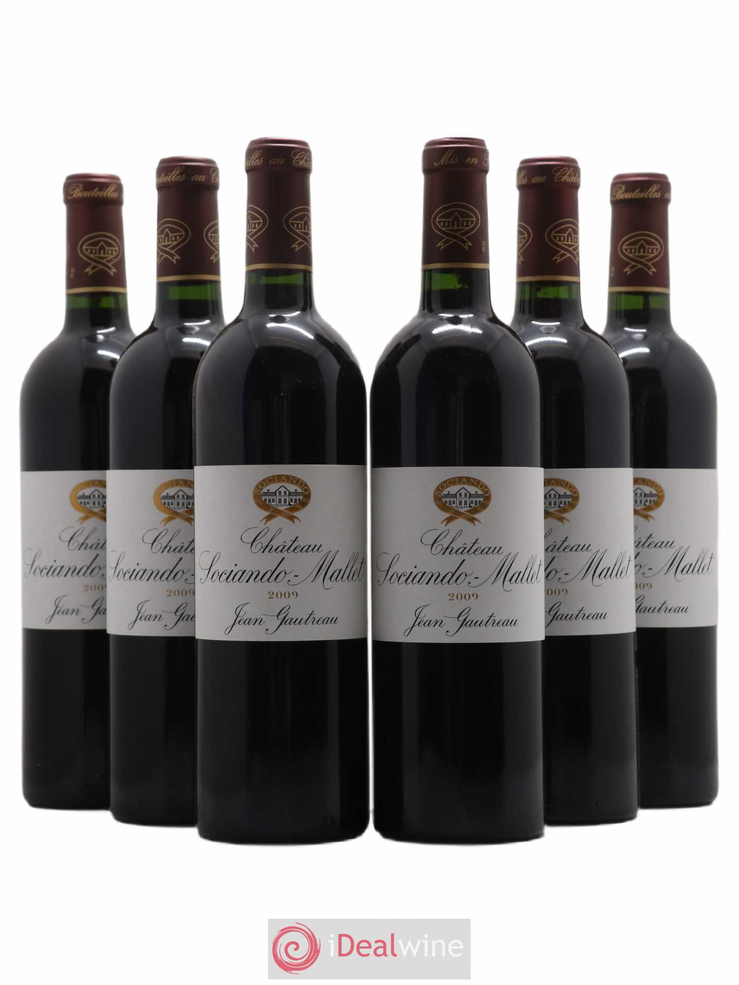 Château Sociando Mallet 2009 - Lot de 6 bouteilles - 0