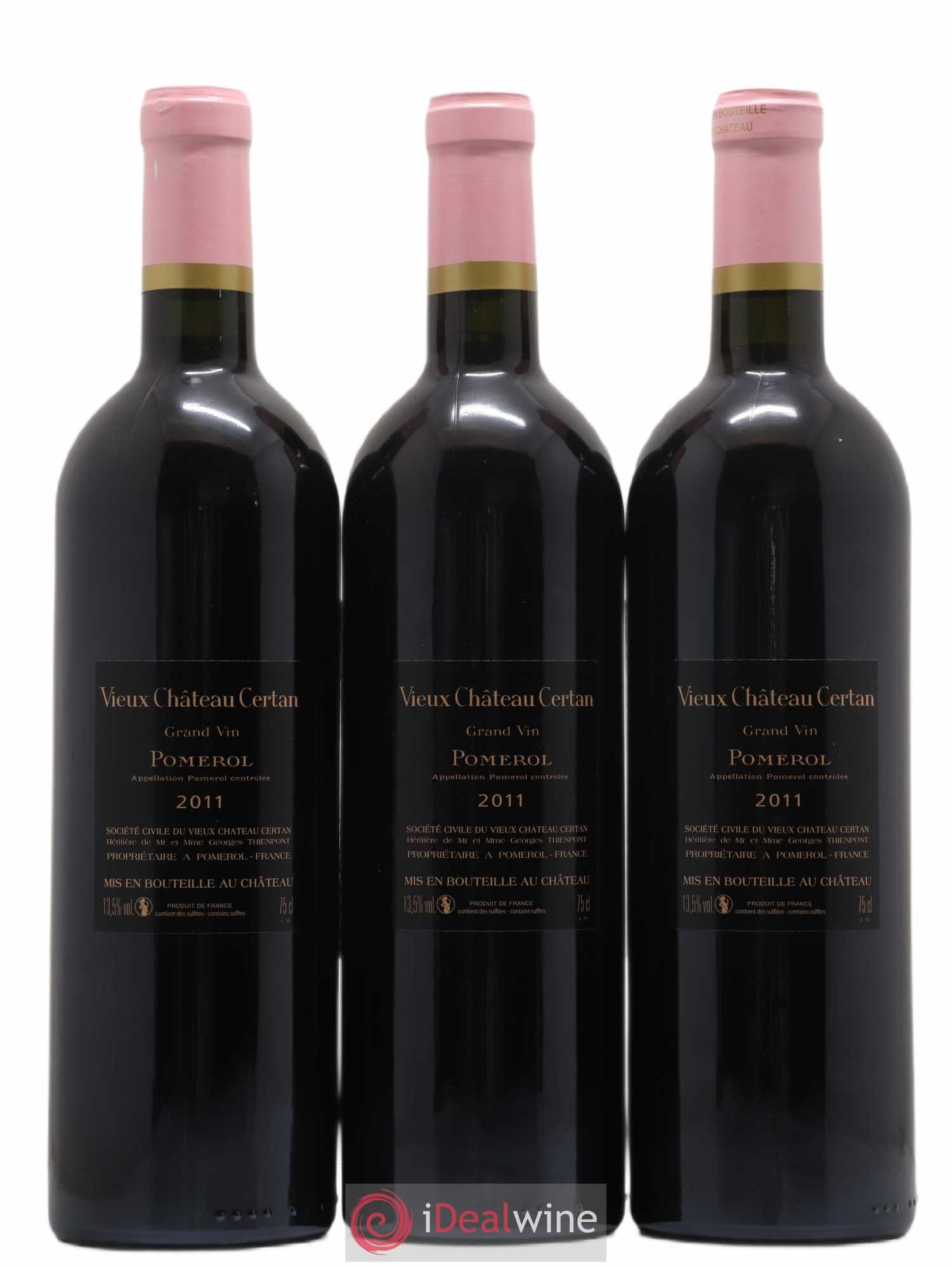 Vieux Château Certan 2011 - Lot de 3 bouteilles - 1