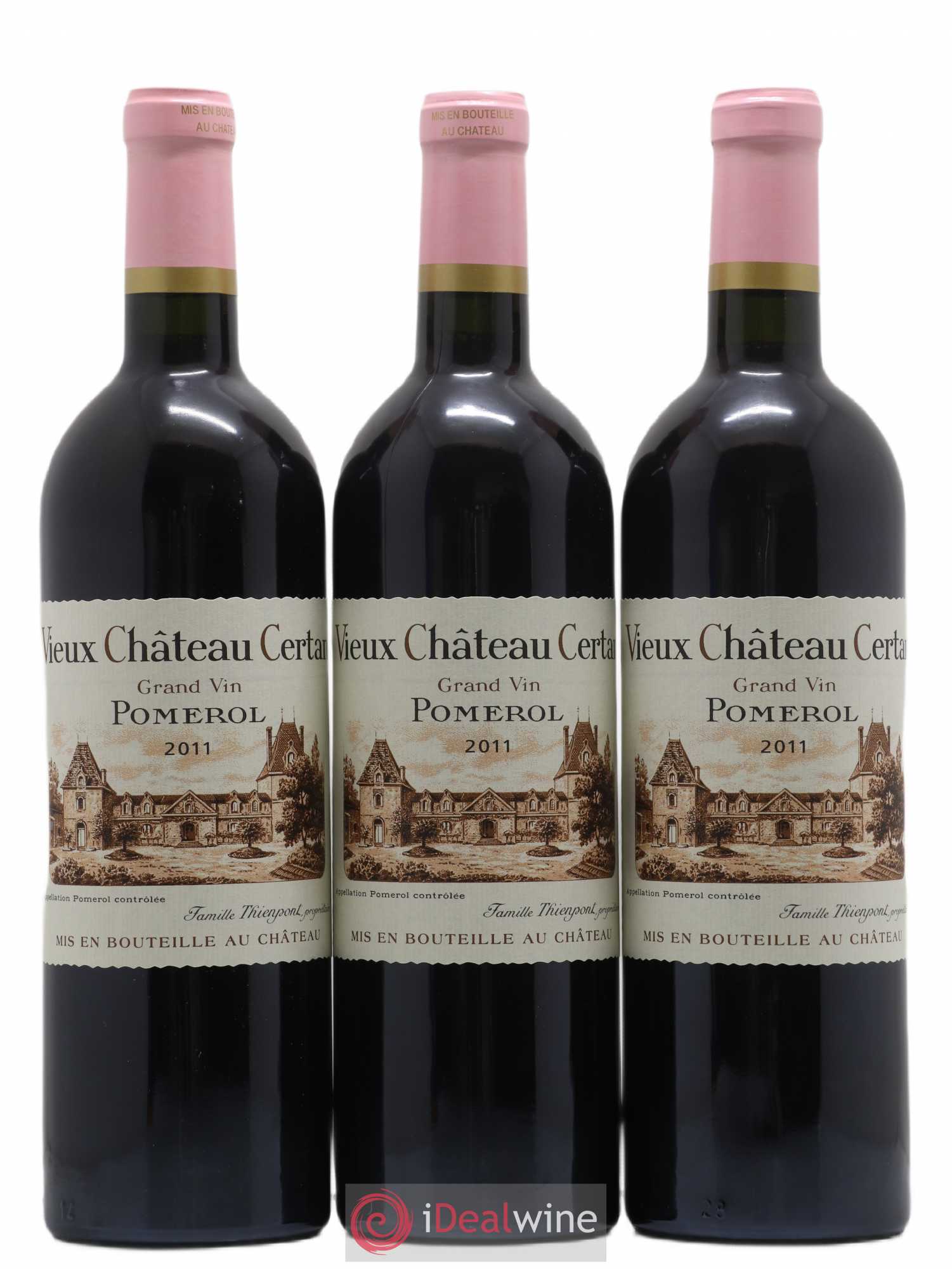 Vieux Château Certan 2011 - Lot de 3 bouteilles - 0