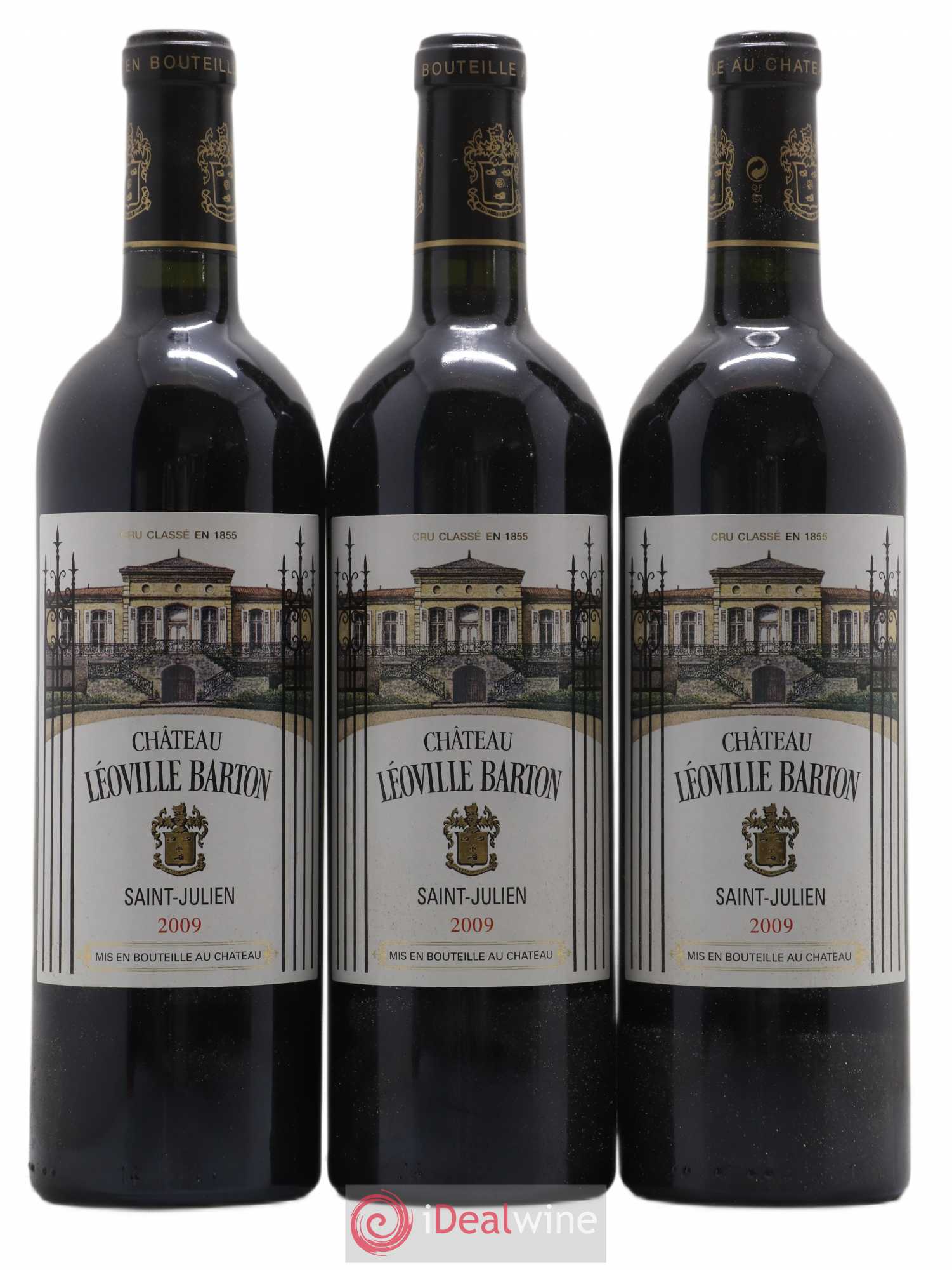 Château Léoville Barton 2ème Grand Cru Classé 2009 - Lot de 3 bouteilles - 0