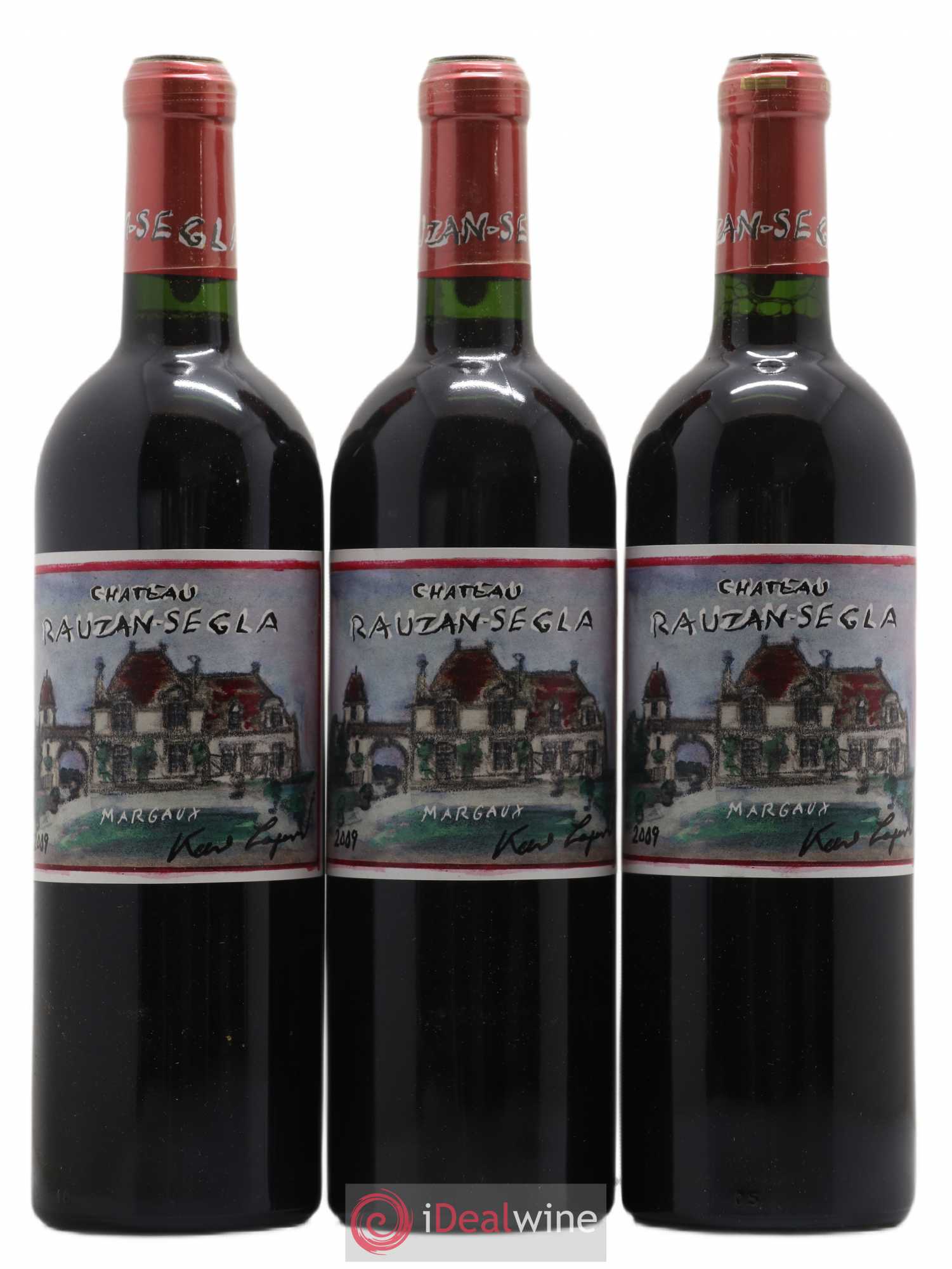 Château Rauzan Ségla Grand Cru Classé 2009 - Lot de 3 bouteilles - 0