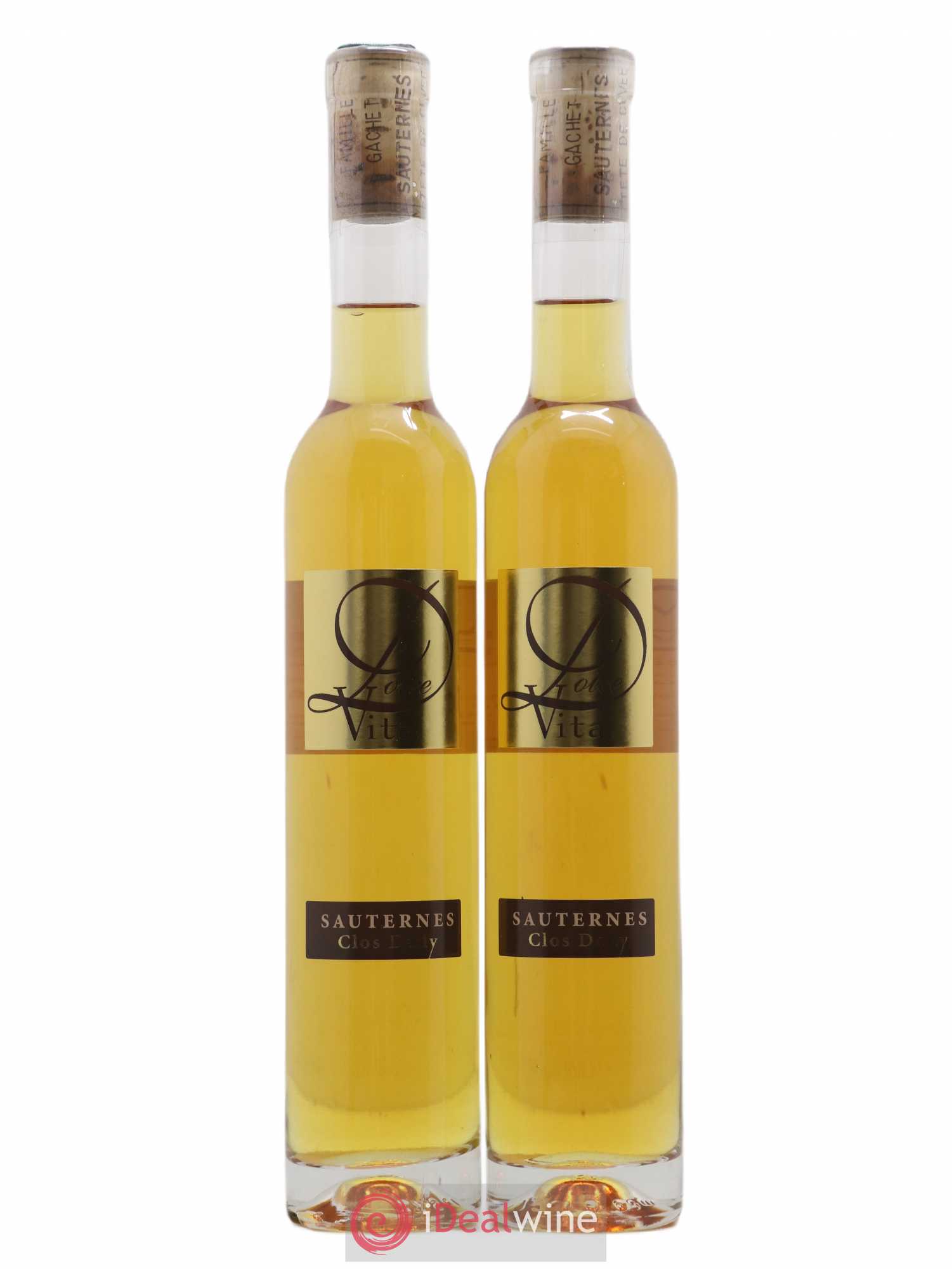Sauternes Clos Dady Dolce Vita 2001 - Posten von 2 Demi-Flaschen - 0