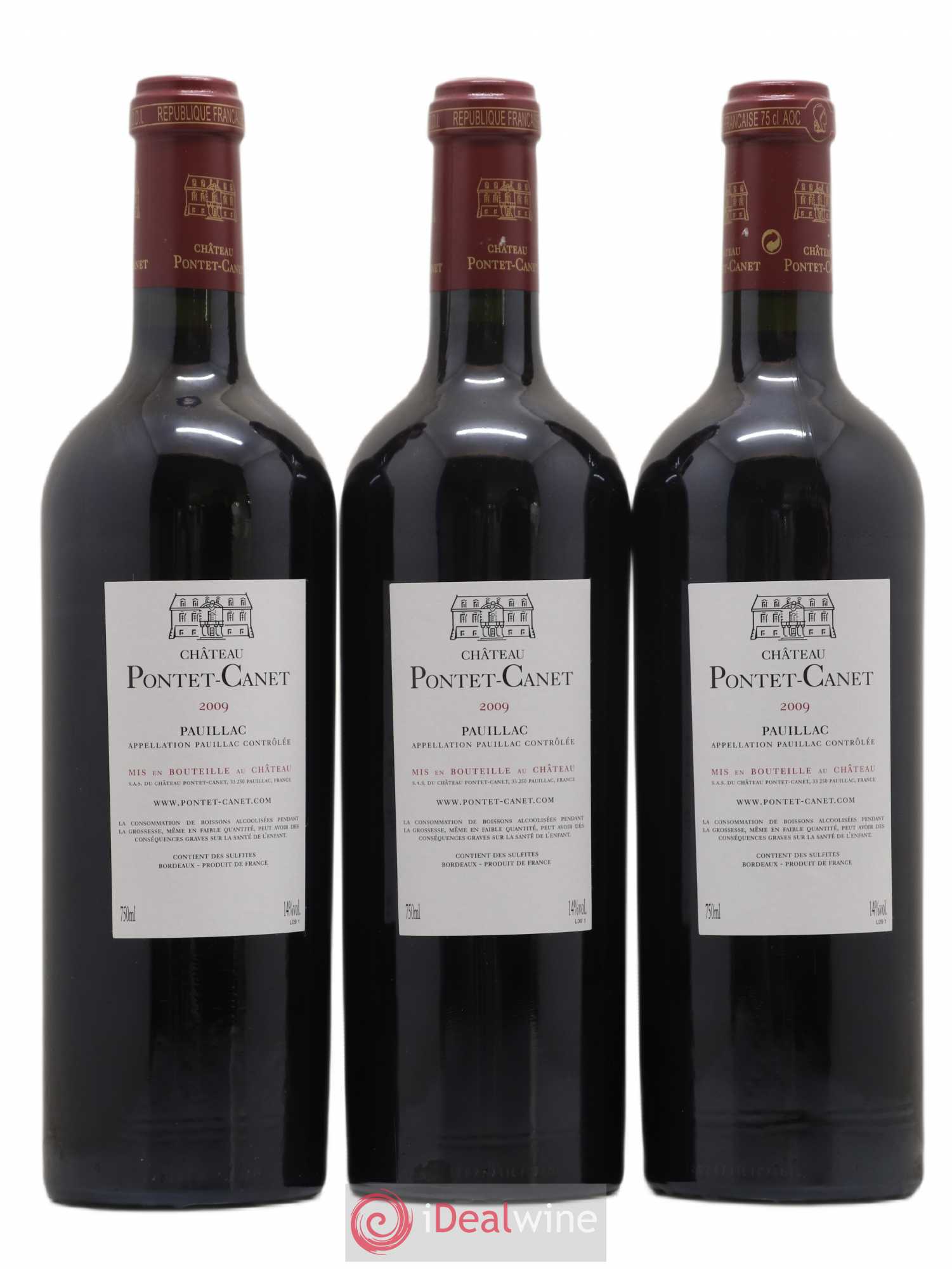 Château Pontet Canet 5ème Grand Cru Classé 2009 - Lot de 6 bouteilles - 4
