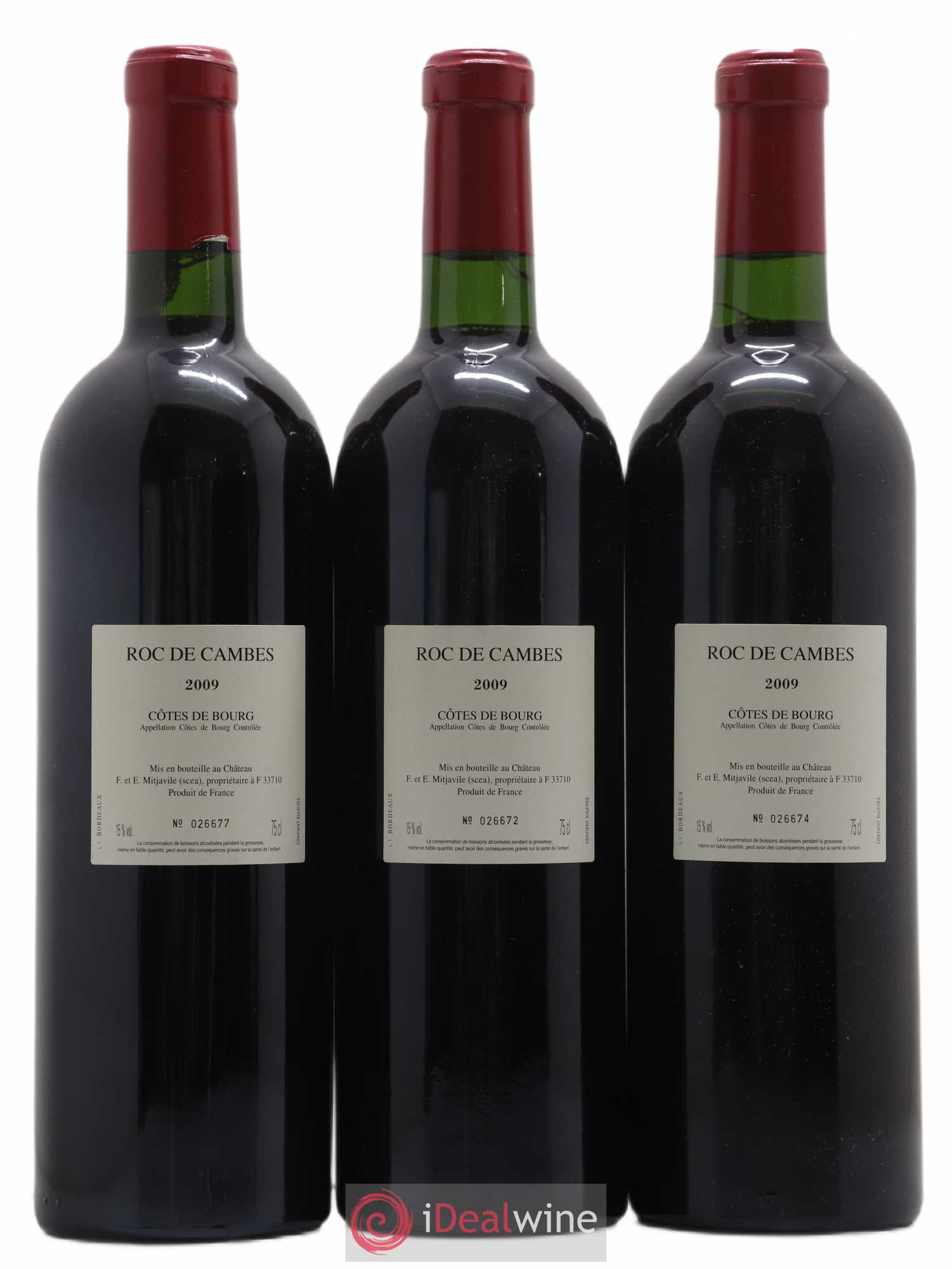 Roc de Cambes 2009 - Lot de 3 bouteilles - 1