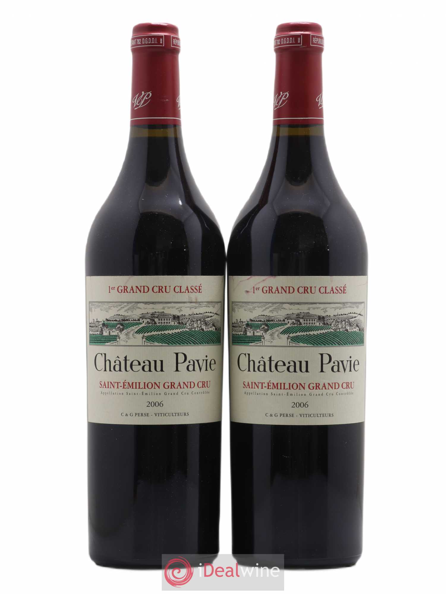 Château Pavie 1er Grand Cru Classé A 2006 - Lot de 2 bouteilles - 0