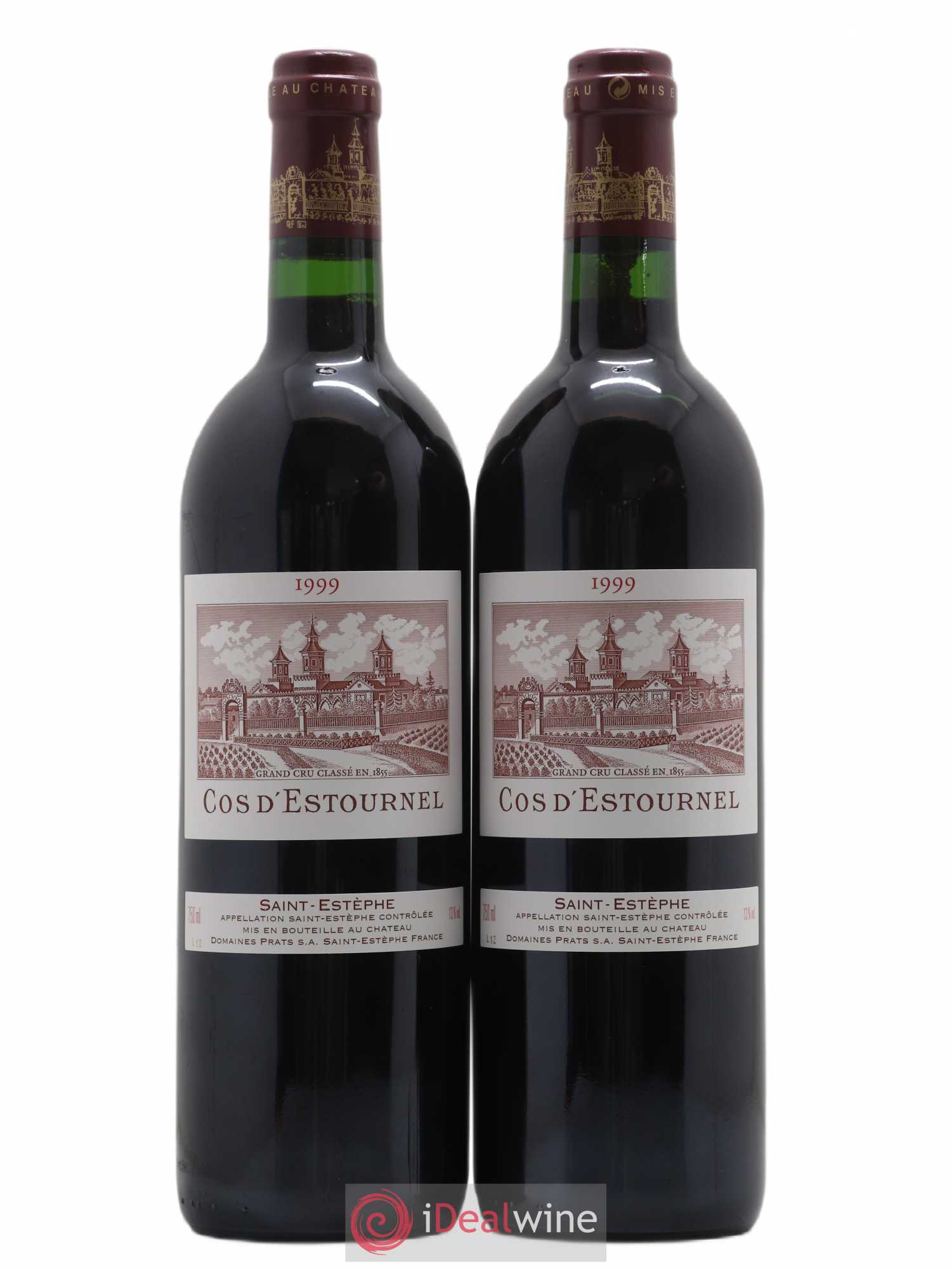 Cos d'Estournel 2ème Grand Cru Classé 1999 - Lot de 2 bouteilles - 0