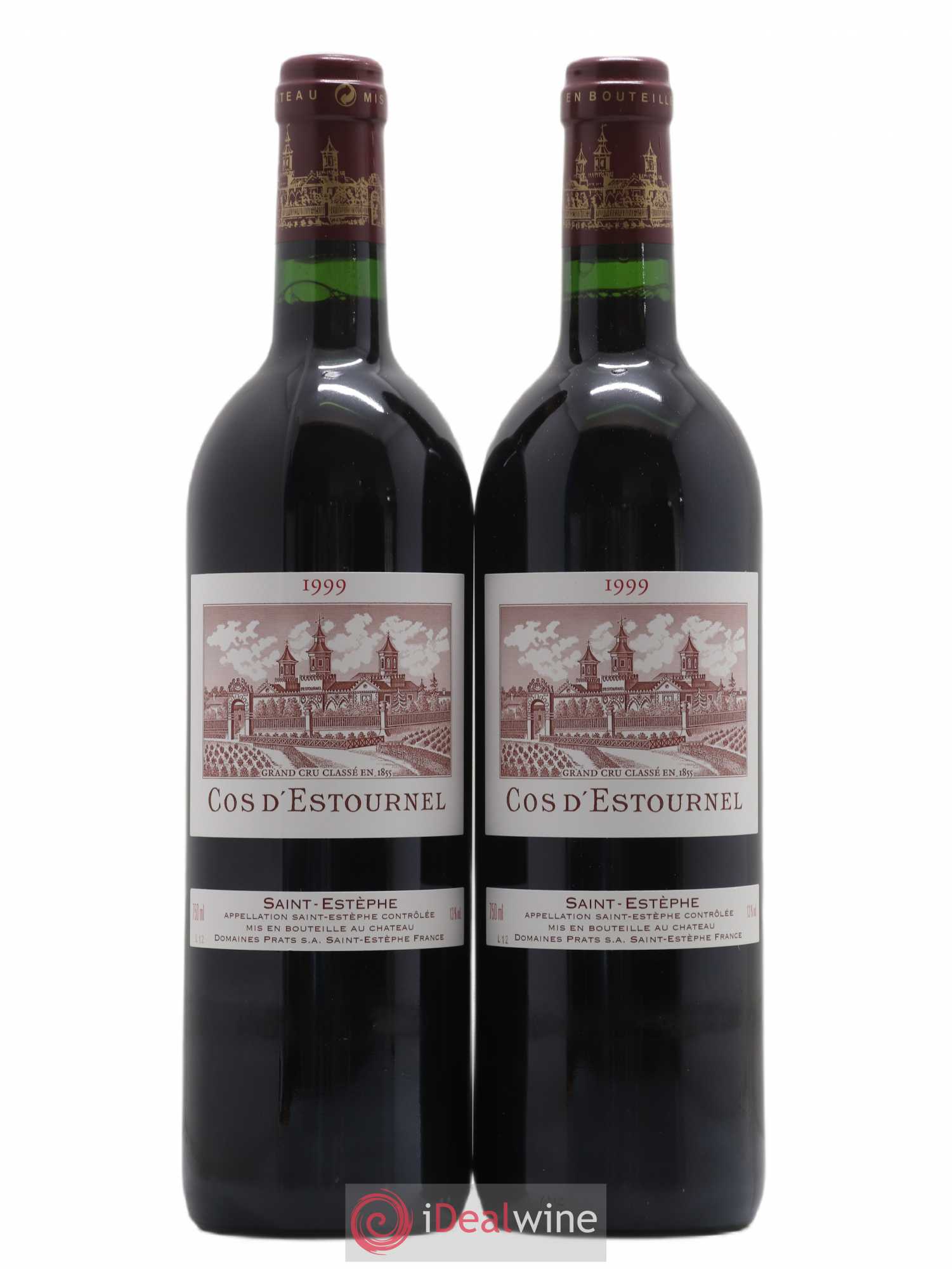 Cos d'Estournel 2ème Grand Cru Classé 1999 - Lot de 2 bouteilles - 0