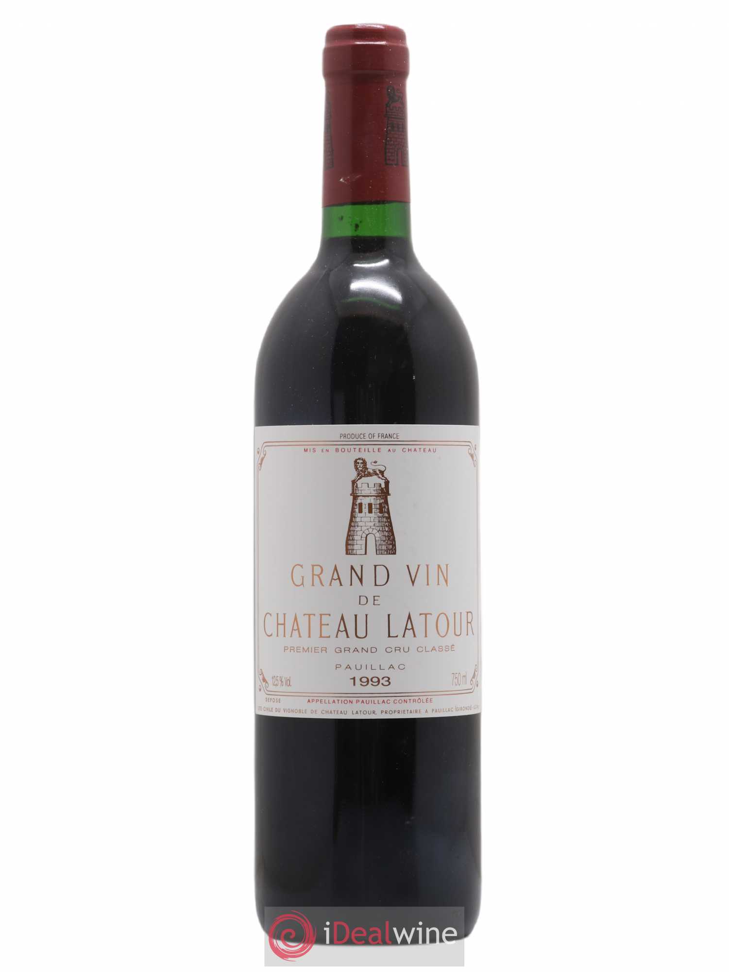 Château Latour 1er Grand Cru Classé 1993 - Lot de 1 bouteille - 0