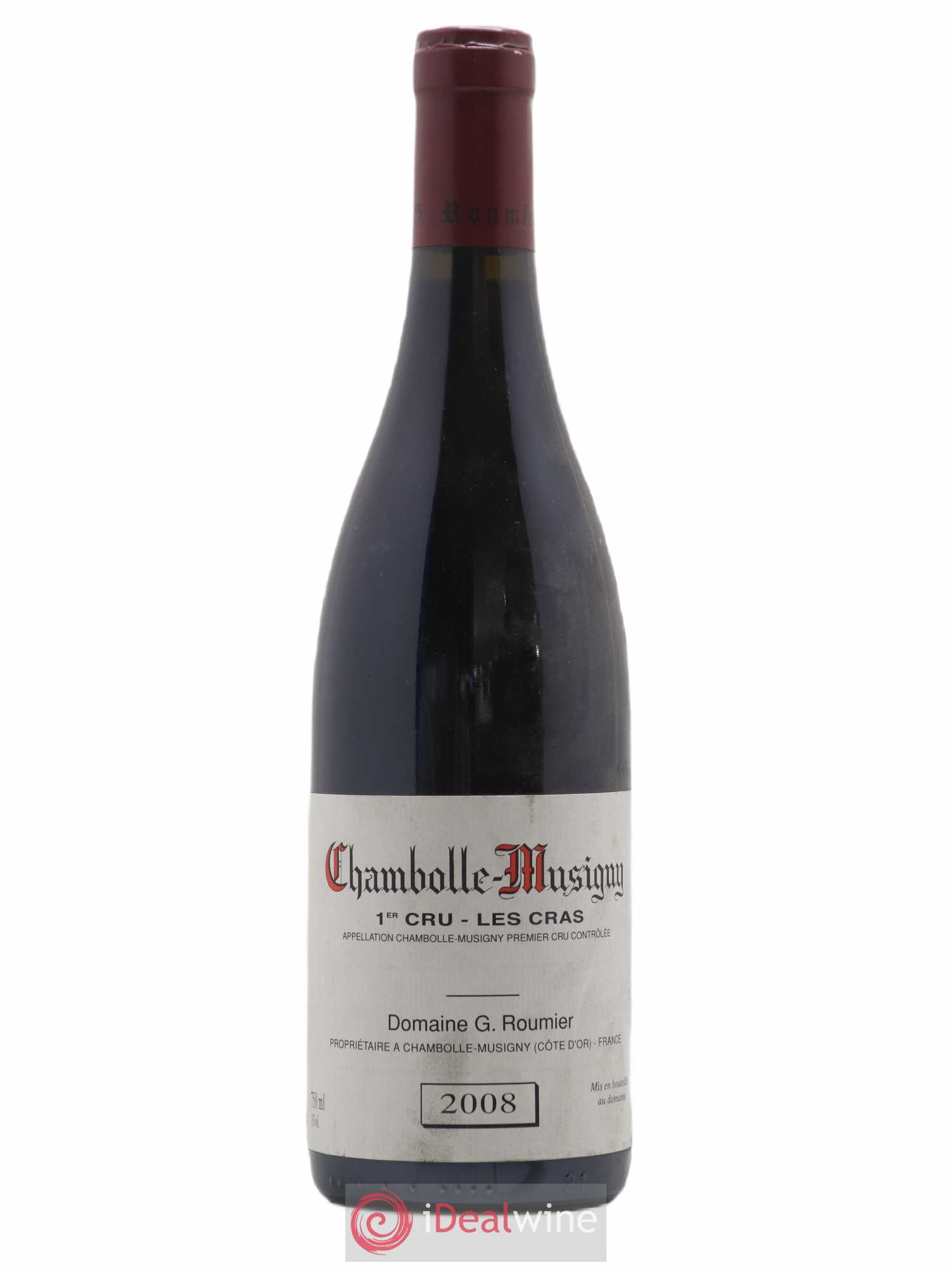 Chambolle-Musigny 1er Cru Les Cras Georges Roumier (Domaine) 2008 - Lot de 1 bouteille - 0