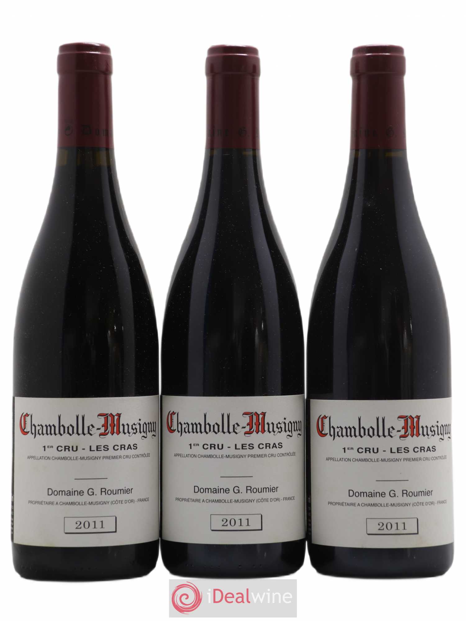 Chambolle-Musigny 1er Cru Les Cras Georges Roumier (Domaine) 2011 - Lot de 3 bouteilles - 0
