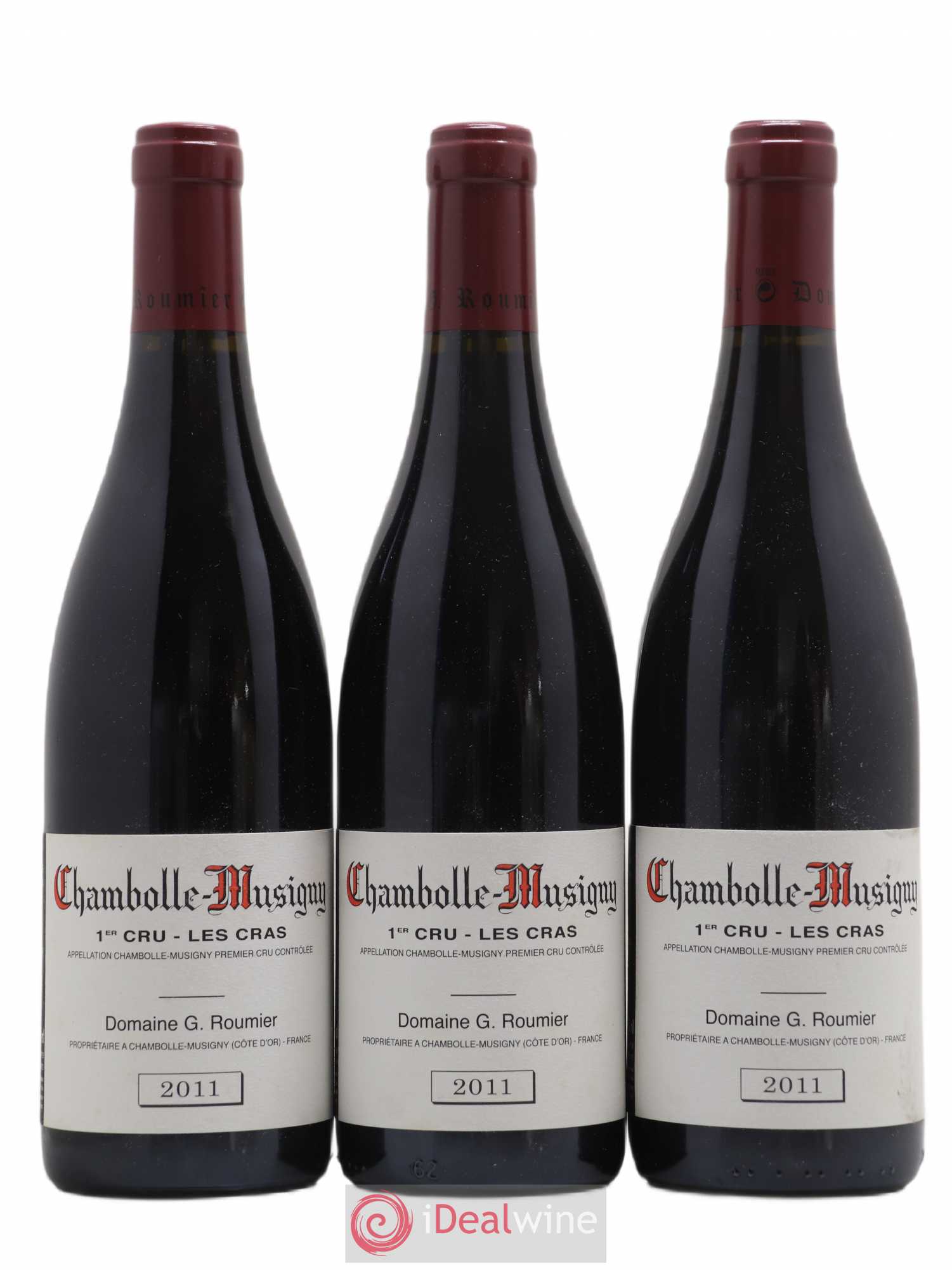 Chambolle-Musigny 1er Cru Les Cras Georges Roumier (Domaine) 2011 - Lot de 3 bouteilles - 0