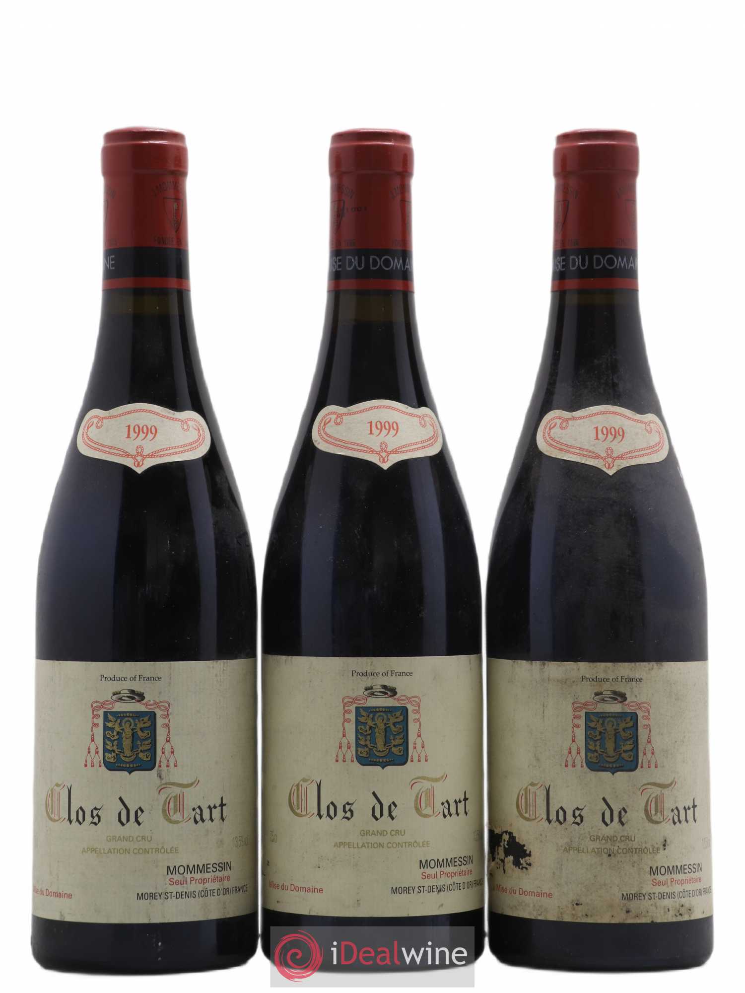 Clos de Tart Grand Cru Clos de Tart 1999 - Lot de 3 bouteilles - 0