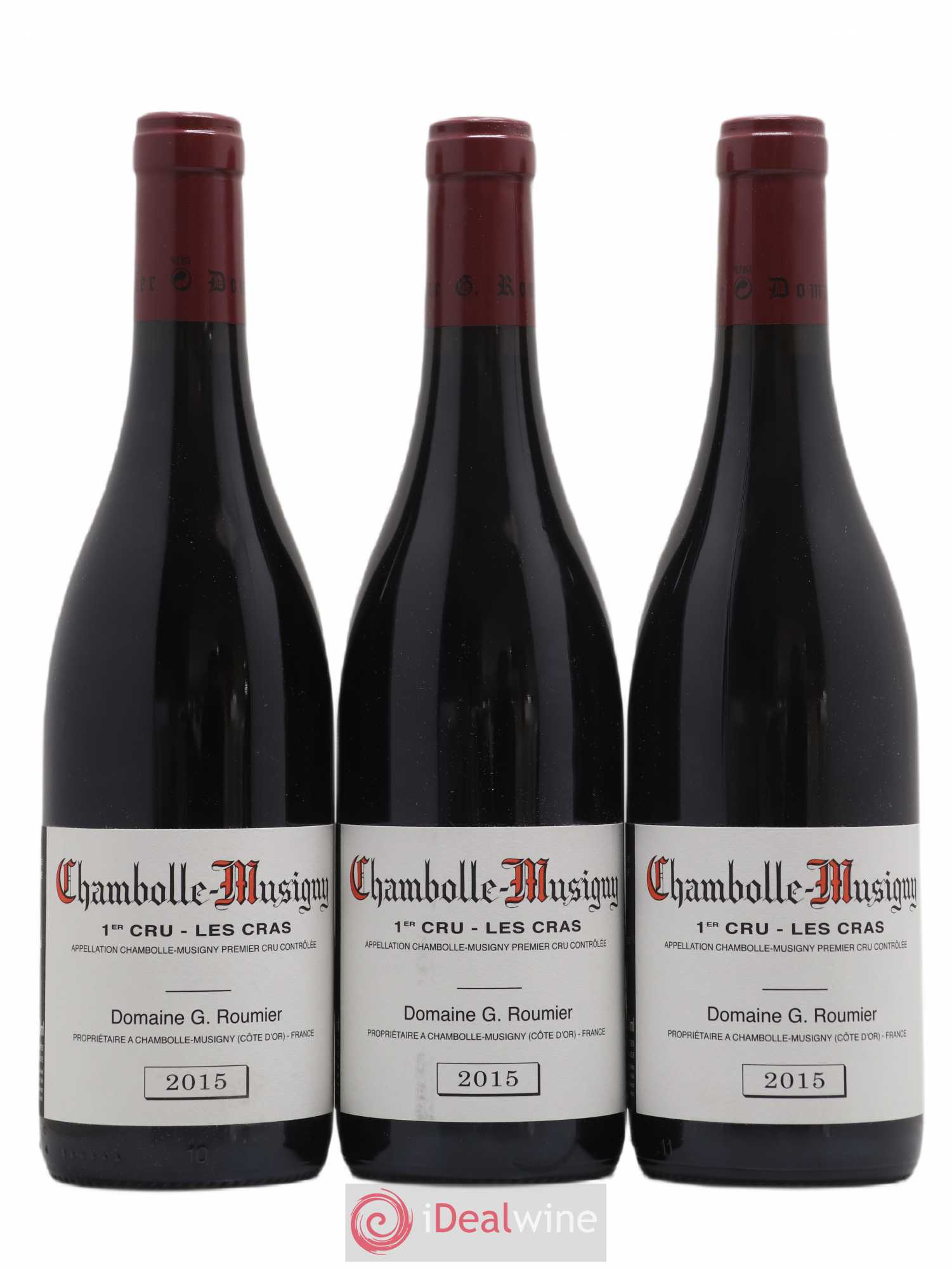 Chambolle-Musigny 1er Cru Les Cras Georges Roumier (Domaine) 2015 - Lot de 3 bouteilles - 0